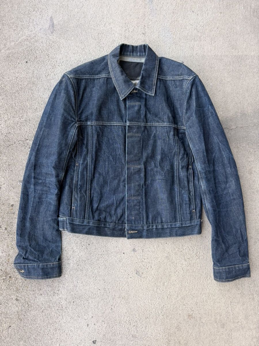 Rick Owens Drkshdw Cone Mills denim worker jacket Size US L / EU 52-54 / 3 - 1 Thumbnail