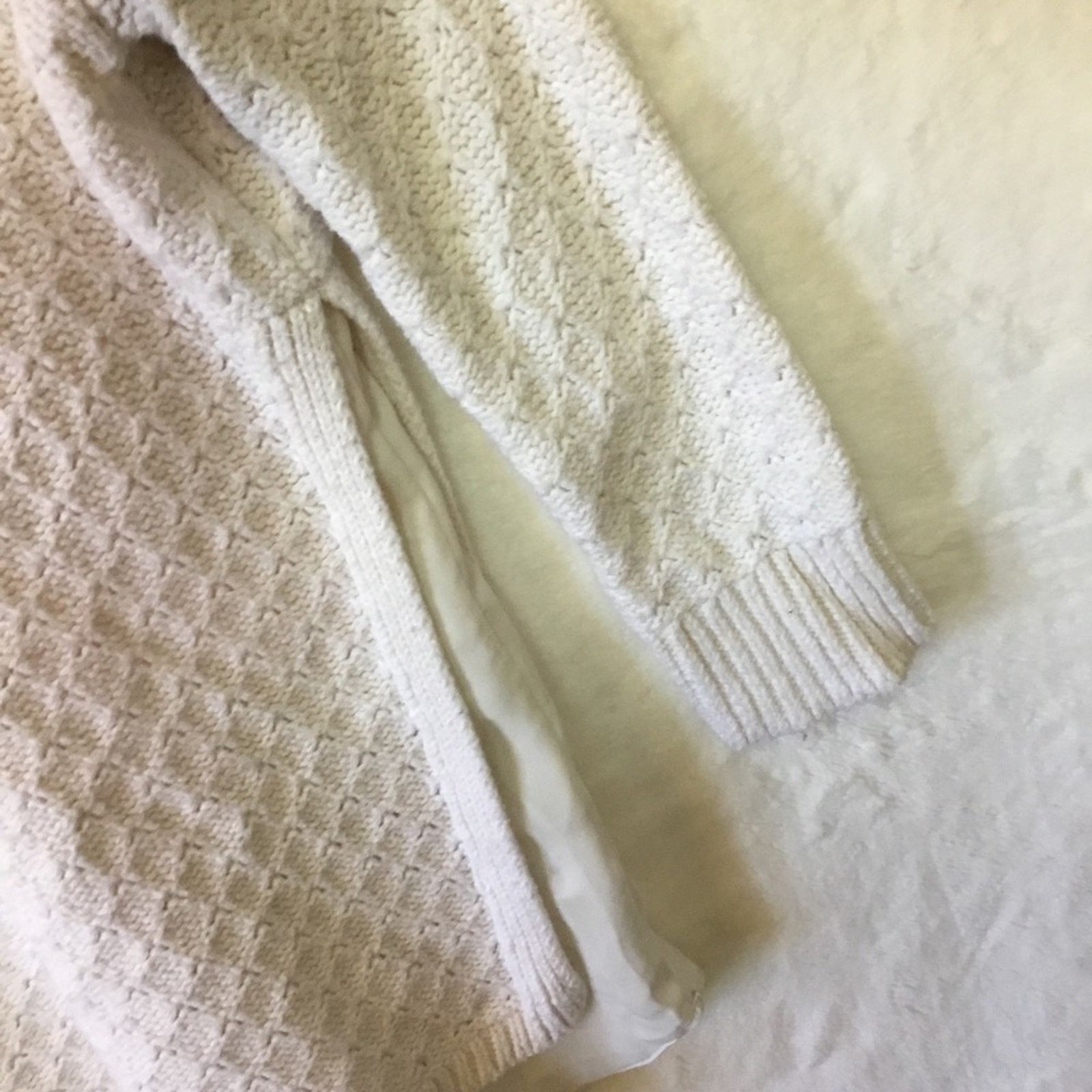Loft Loft White Long Sleeve Knit Top Size S / US 4 / IT 40 - 9 Thumbnail