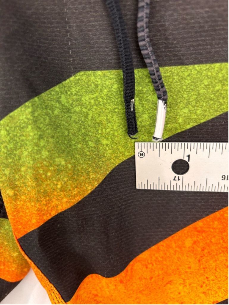 Volcom Men's Volcom Board Shorts Size 33 Black Orange Green Size US 33 - 5 Thumbnail