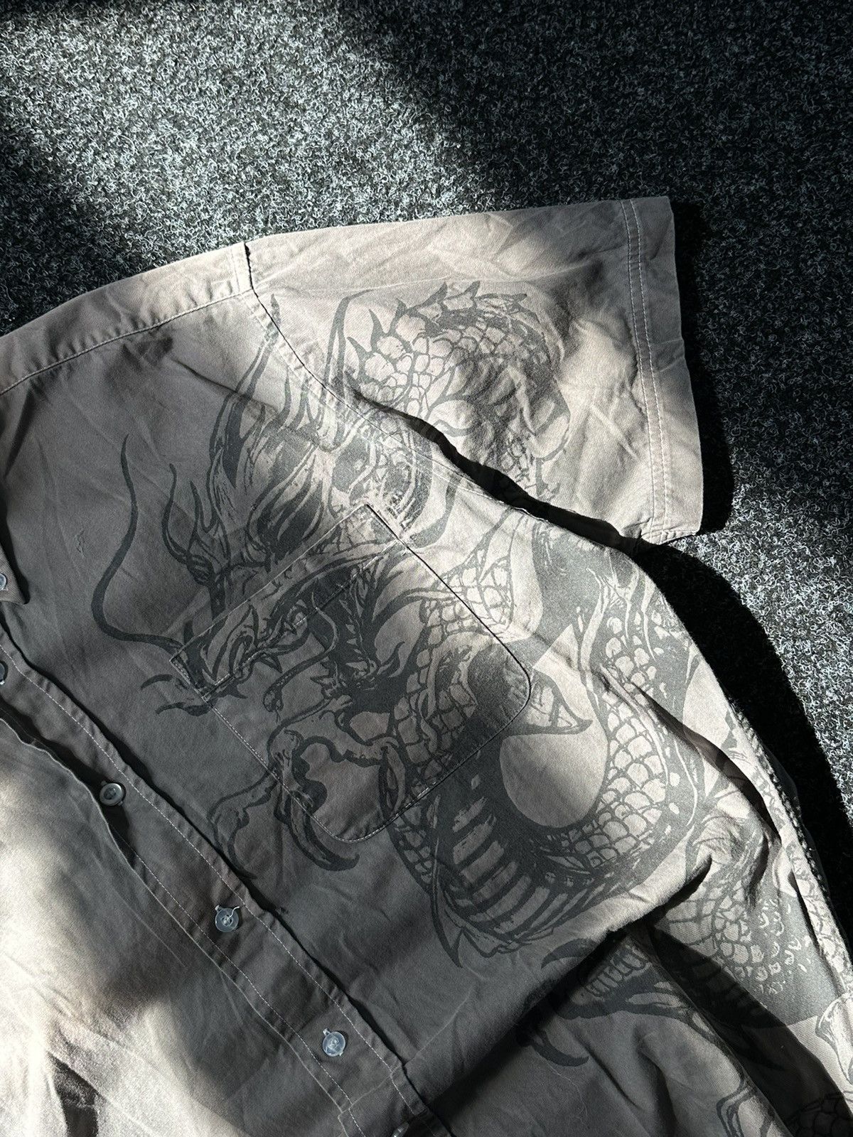 Japanese Brand × Vintage Vintage Y2K ALCHEMY APOCALYPSE style Button-up Shirt Size US L / EU 52-54 / 3 - 3 Thumbnail