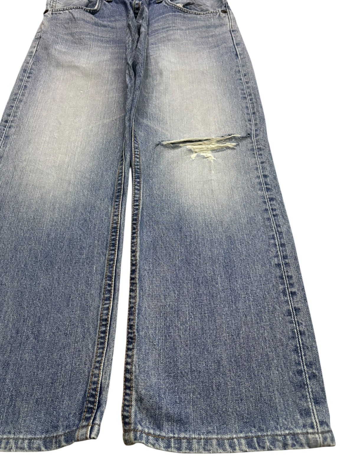 Edwin Exclusive Vintage Edwin Faded Distressed Loose Baggy Jeans Size US 32 / EU 48 - 7 Thumbnail