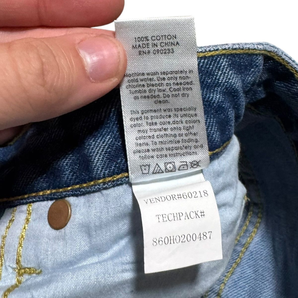 Pacsun NWT Pacsun 90’s Boyfriend Colorblock Blue Jeans Women’s 25 Size 25" / US 0 / IT 36 - 9 Thumbnail