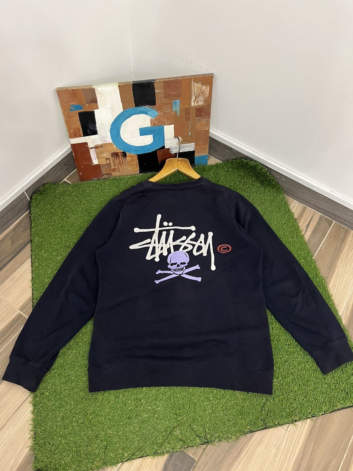 STUSSY ステューシー Vintage Skull Bones HOODIE Stussy Vintage Bones Hoodie | Grailed