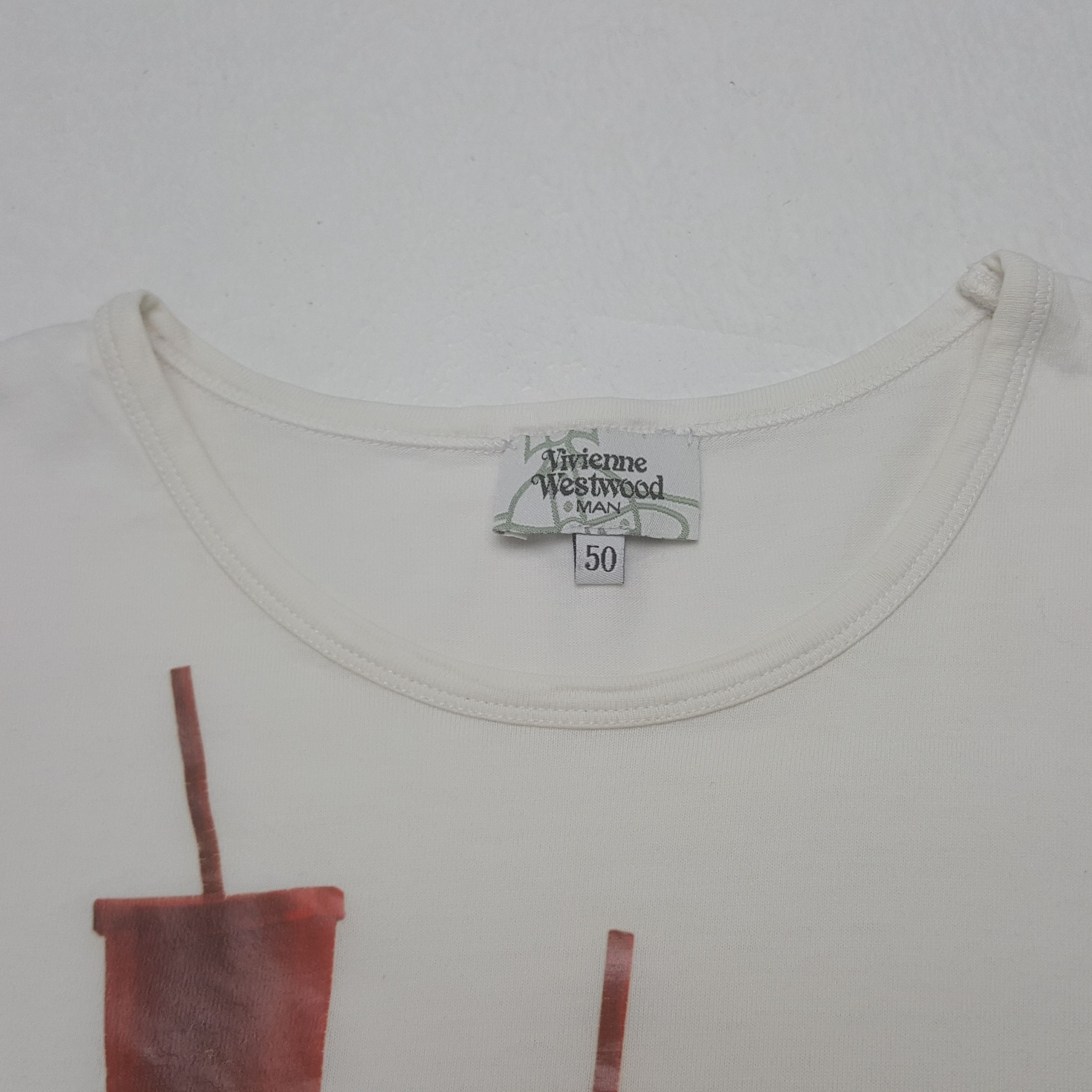 Vintage × Vivienne Westwood Vintage Vivienne Westwood Luxury Brand Food Art Tshirt Size US M / EU 48-50 / 2 - 4 Thumbnail