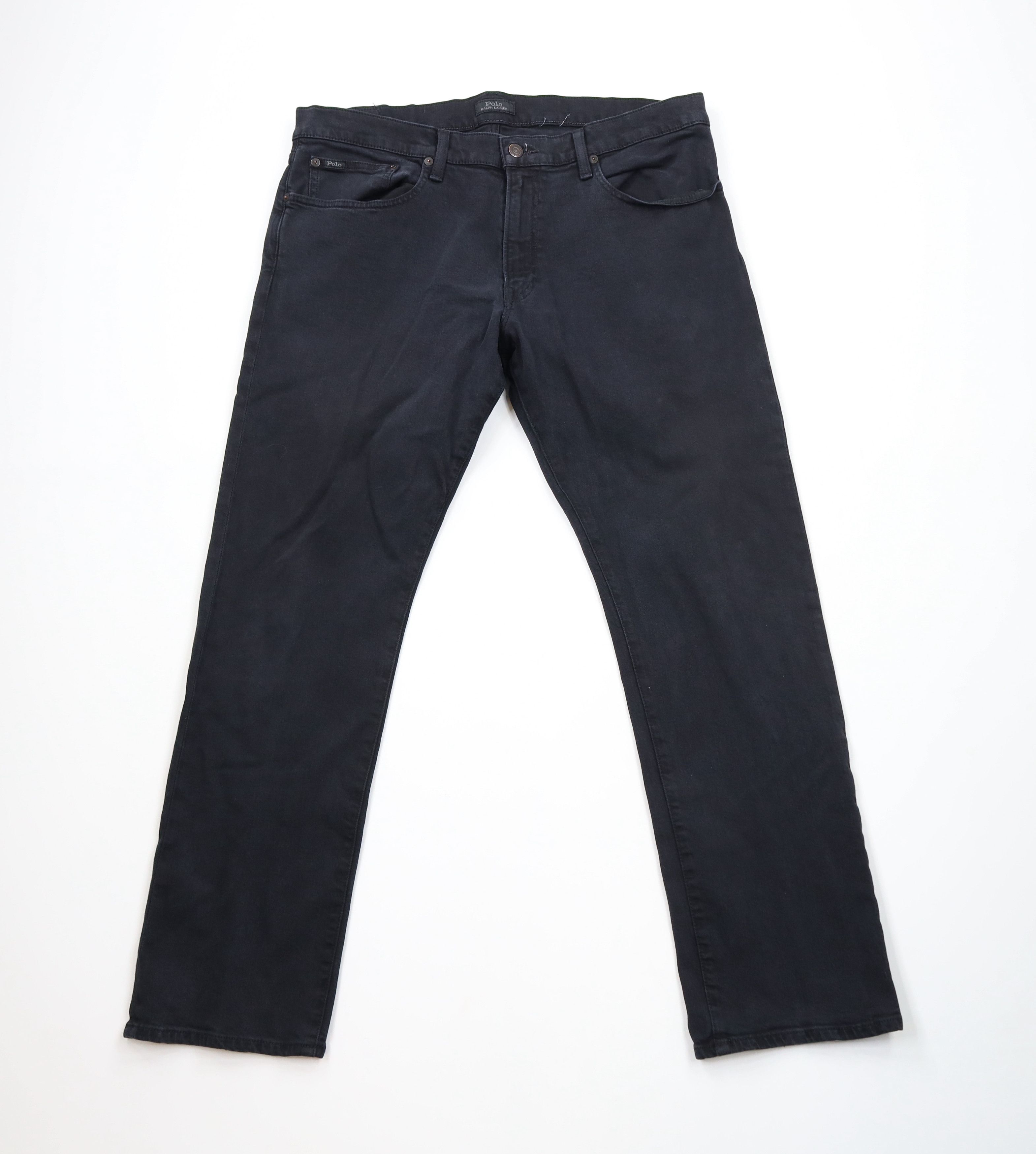 Ralph Lauren × Vintage Vintage Y2K Ralph Lauren Straight Leg Stretch Denim Jeans Size US 36 / EU 52 - 1 Thumbnail