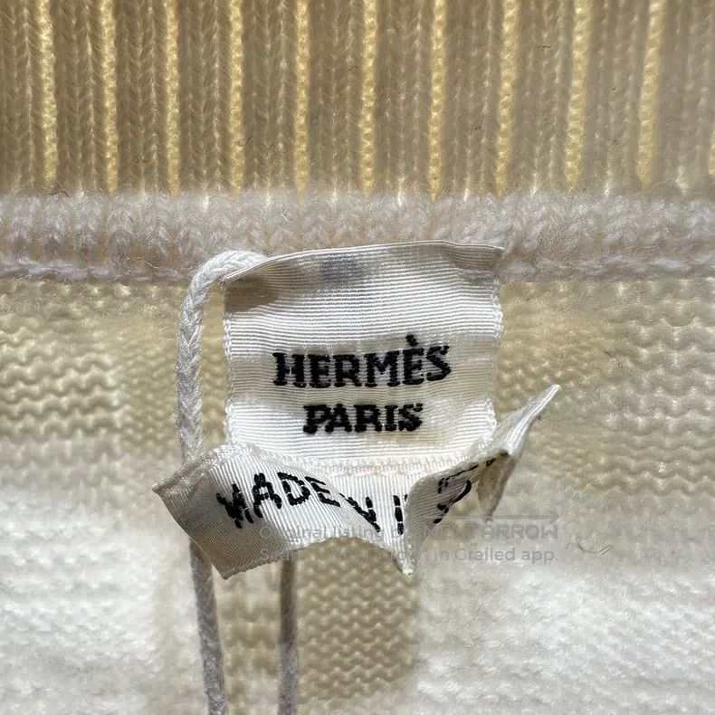 Hermes Hermes Printed H Stripe Wool Knit Vest Size XXS / US 00 / IT 34 - 3 Thumbnail
