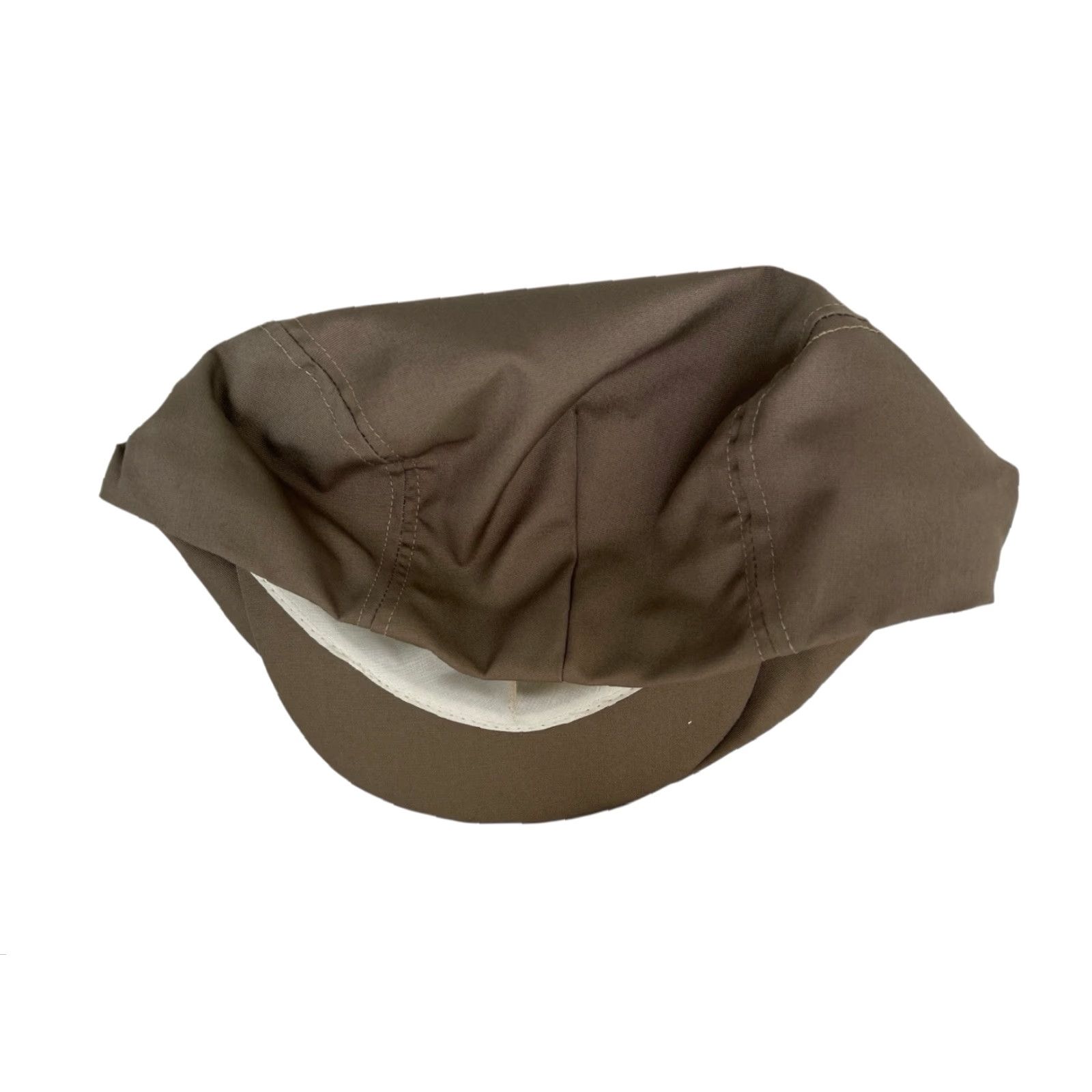 Vintage VINTAGE cabbie drivers flat cap hat Men XL brown 90s deadstock NWOT Made in USA Flat Cap Mens Size ONE SIZE - 2 Thumbnail