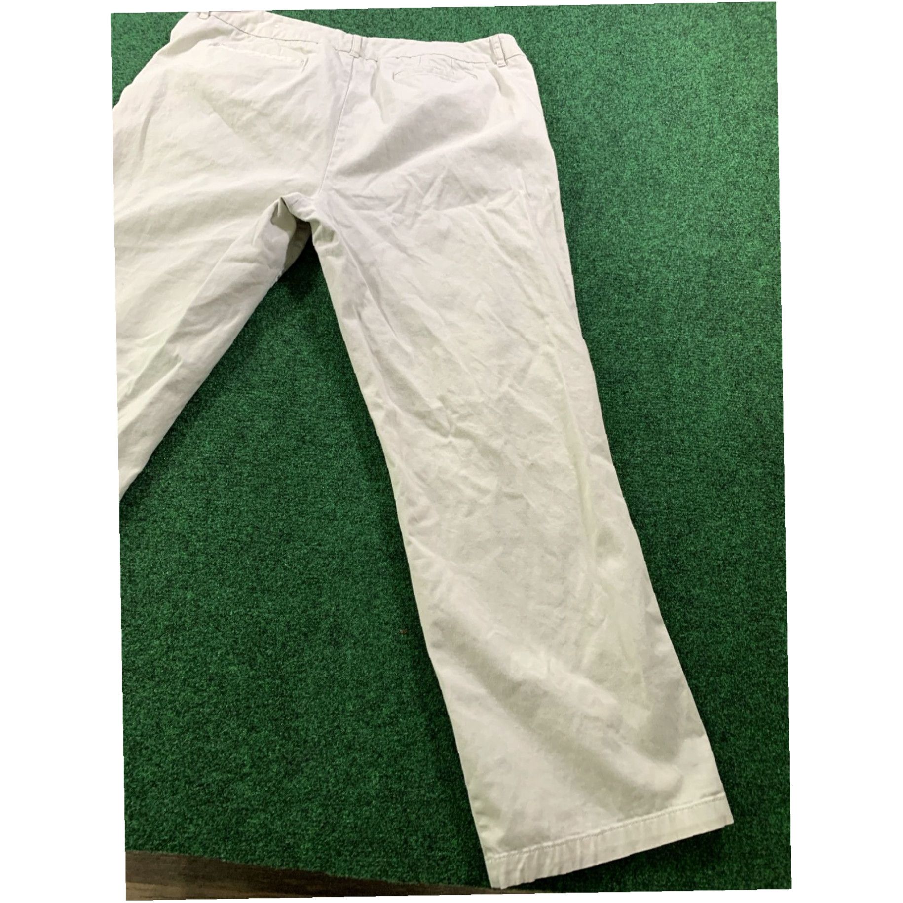 Vintage Women's Khaki Capris Pants Size Petite 14 Casual Career Capris Kim Rogers Size 36" / US 14 / IT 50 - 7 Thumbnail