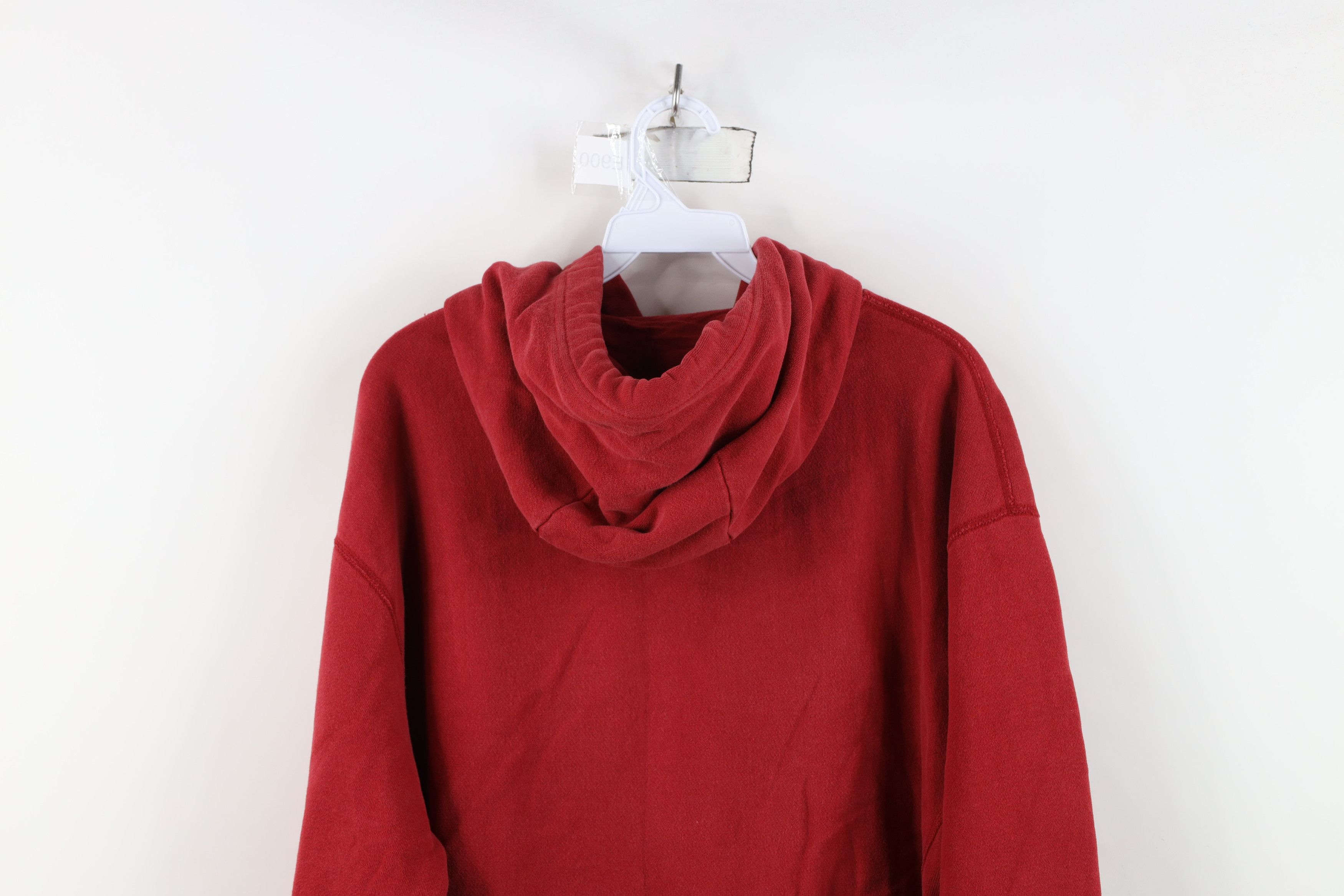 Gap Vintage Y2K Gap Spell Out Heavyweight Hoodie Sweatshirt Red Size US M / EU 48-50 / 2 - 13 Thumbnail