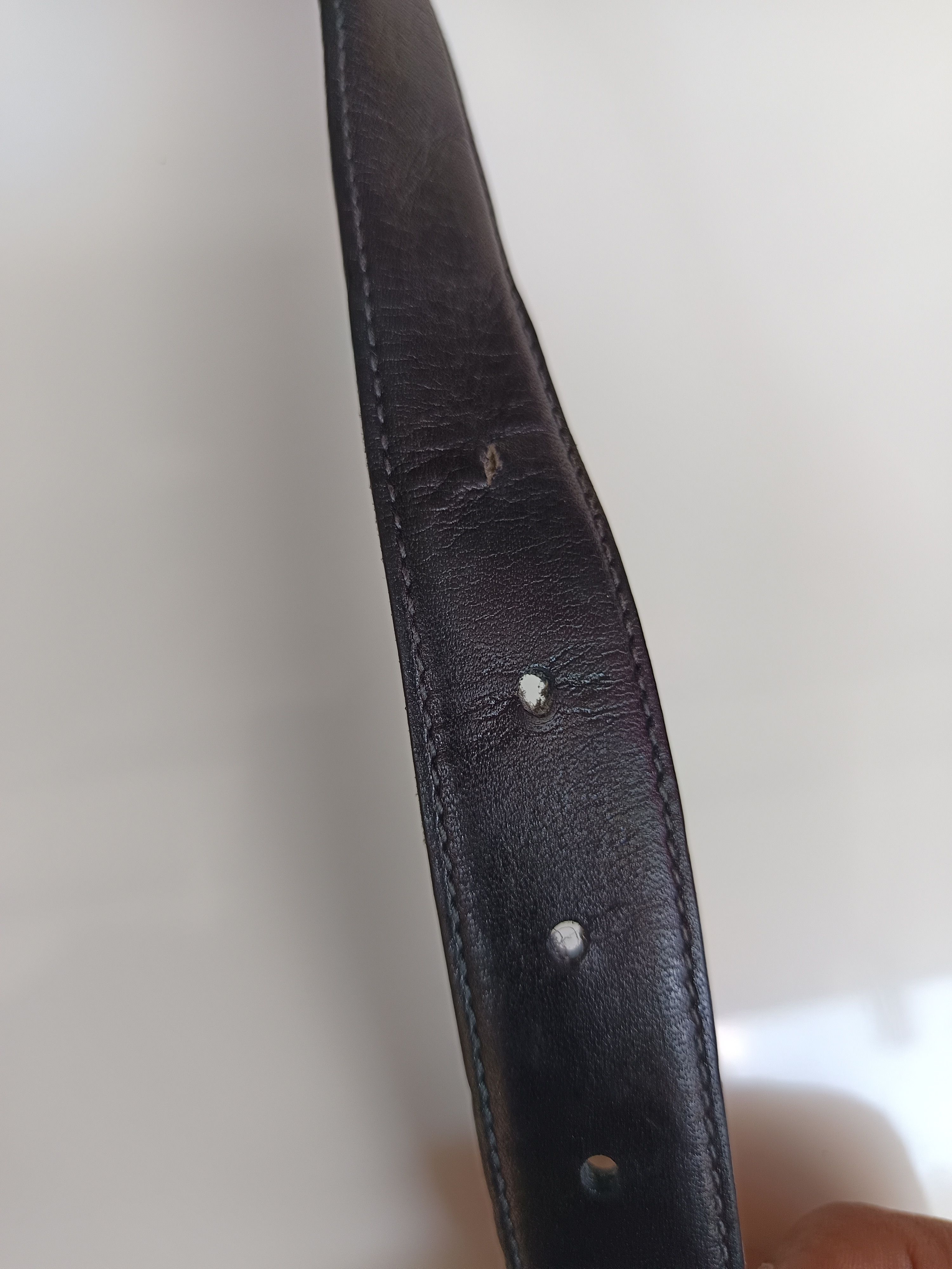 Gucci Vintage 80s gucci reversible leather belt Size ONE SIZE - 5 Thumbnail