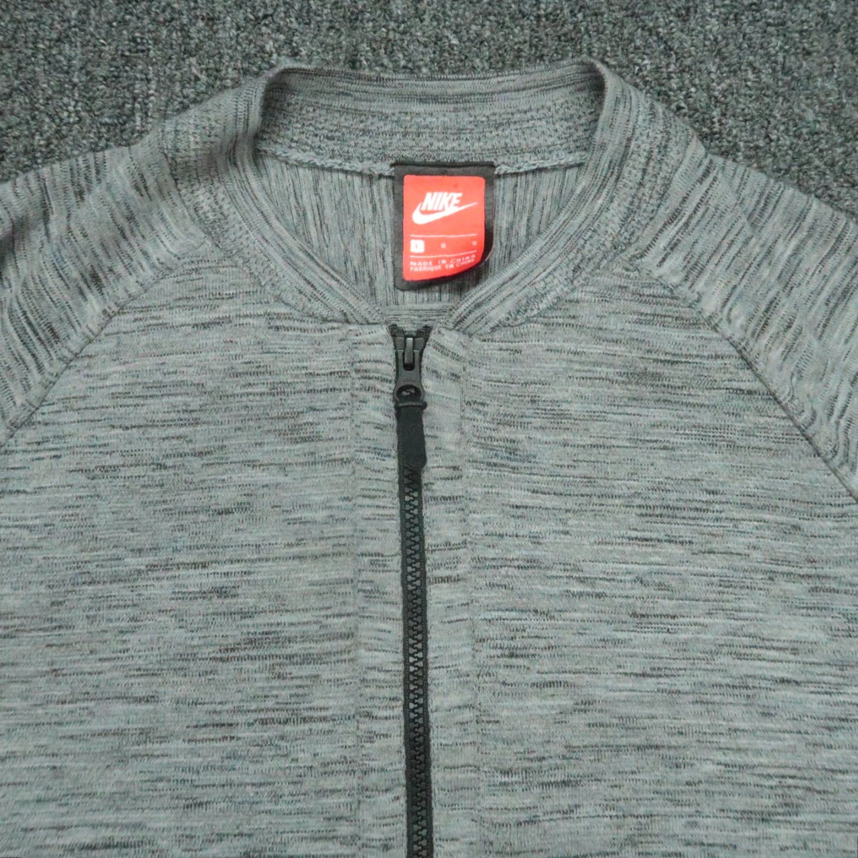 Nike Nike Jacket Mens Large Gray Tech Knit Full Zip Pockets Sportswear Size US L / EU 52-54 / 3 - 2 Thumbnail