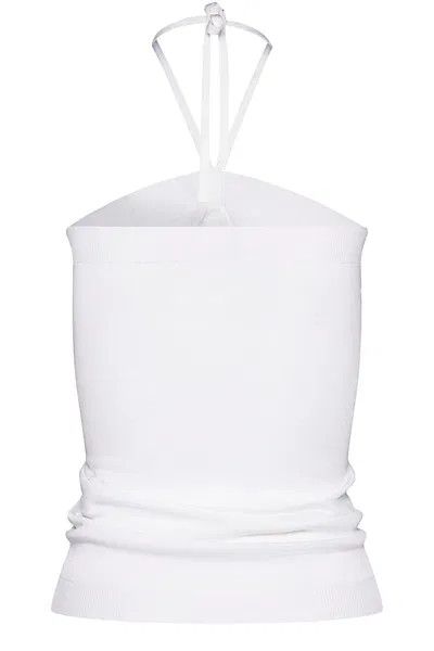 Loewe o1y1025 Blouse in White Size L / US 10 / IT 46 - 2 Thumbnail