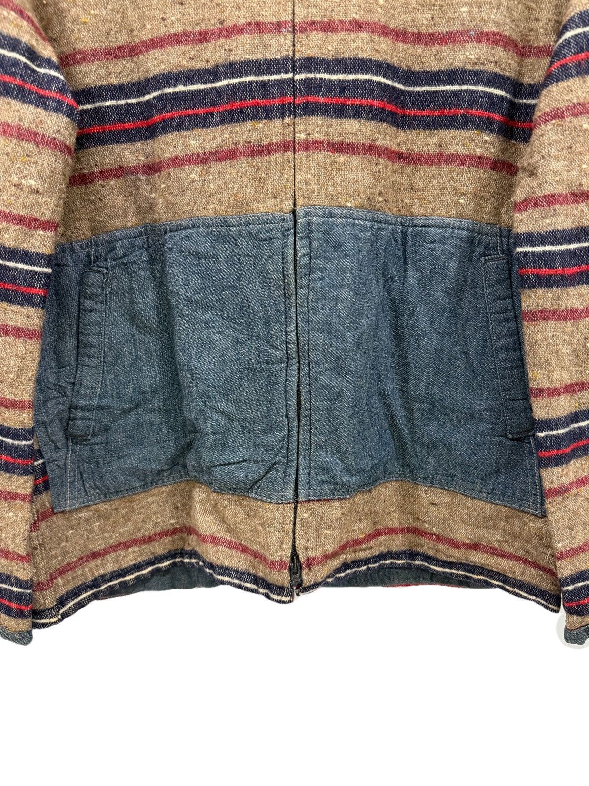 Blue Blue Japan VINTAGE BLUE BLUE JAPAN NAVAJO STYLE JACKET INDIGO KAPITAL Size US M / EU 48-50 / 2 - 4 Thumbnail