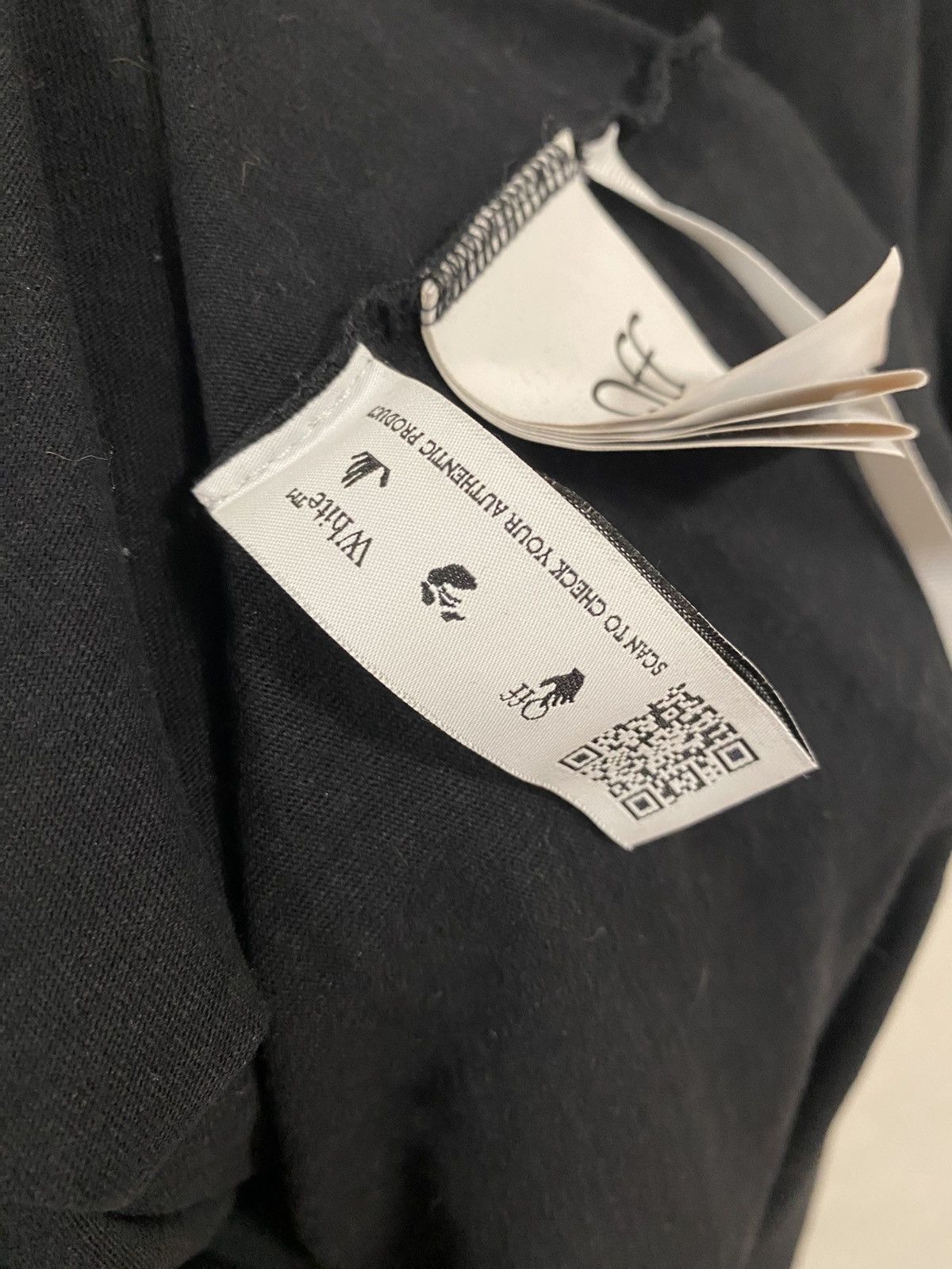Off-White 🍀Free Shipping☘️ Off White Black T Shirt Super Oversized Size US L / EU 52-54 / 3 - 6 Thumbnail