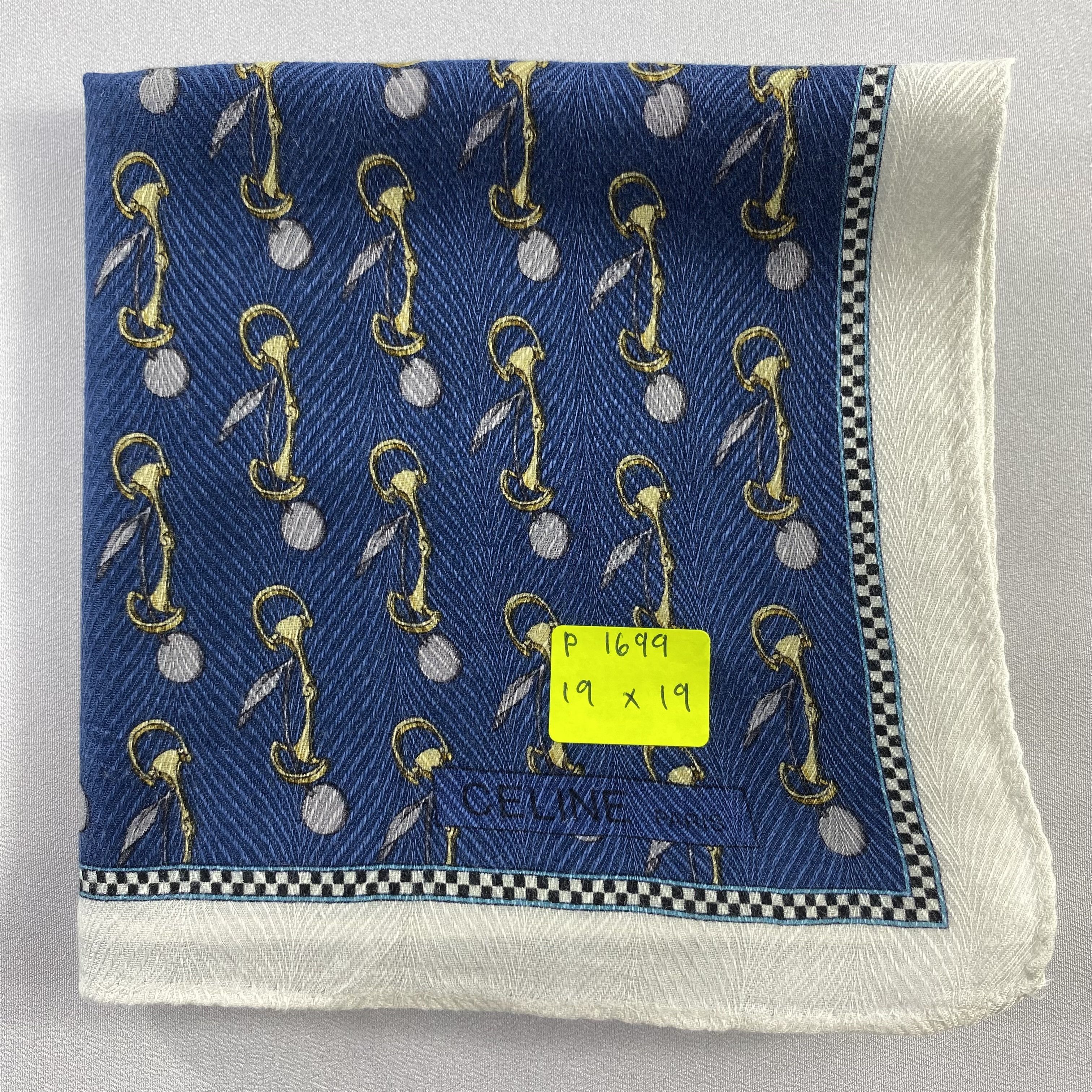 Celine × Vintage Celine Bandana/ Handkerchief / Neckerchief-P1699 Size ONE SIZE - 5 Thumbnail