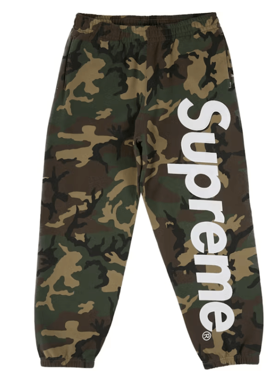 Supreme Supreme Satin Applique Sweatpant (SS26) Woodland Camo Size US 36 / EU 52 - 1 Thumbnail