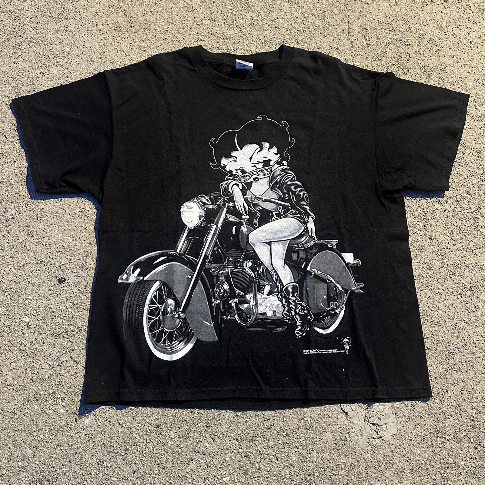 Harley Davidson × Vintage Vintage 1994 Betty Boop Motorcycle Biker Club T-Shirt XL Size US XL / EU 56 / 4 - 1 Thumbnail