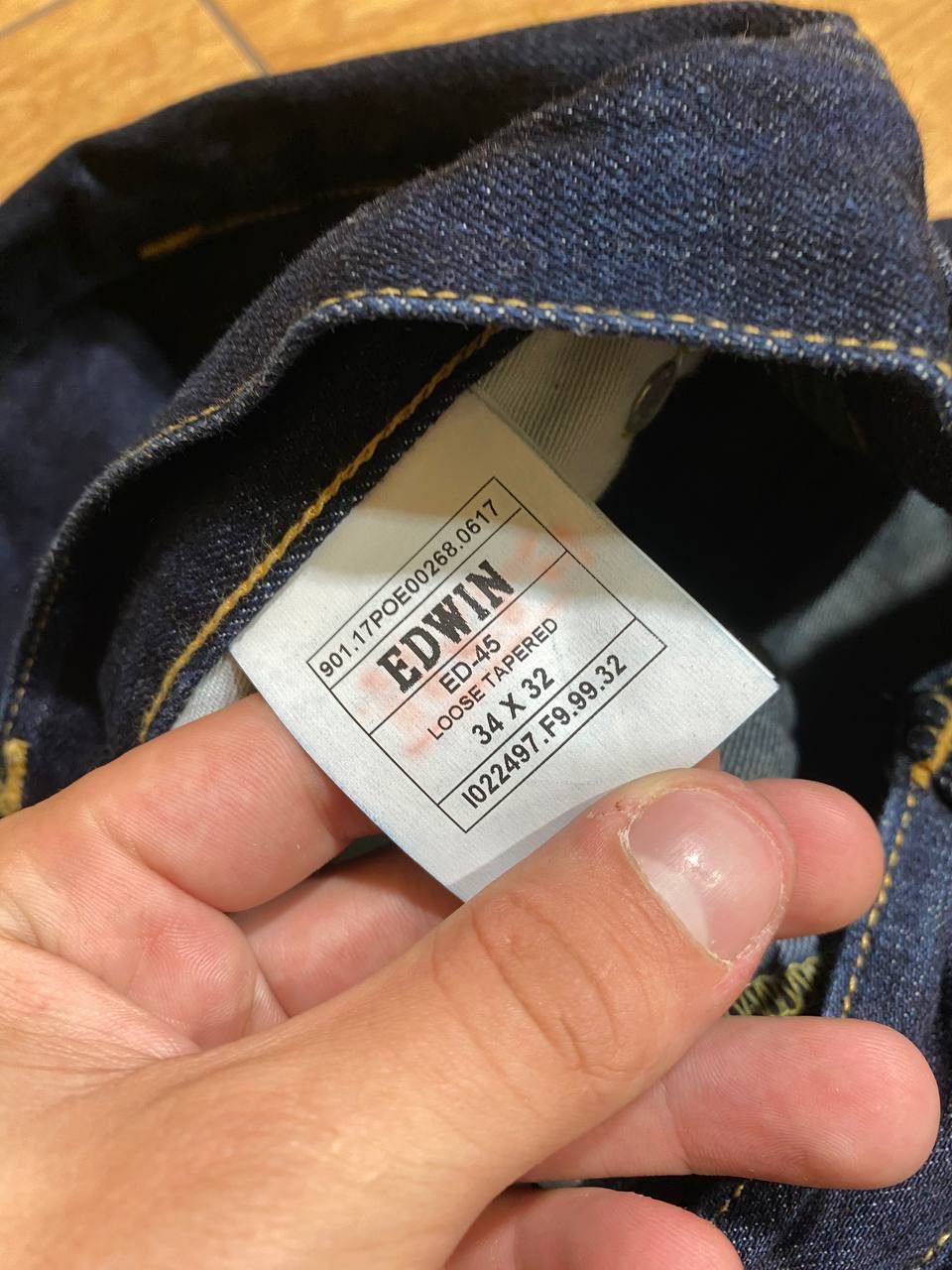 Edwin Vintage Edwin Loose Tapered Denim Jeans Size 34 Size US 34 / EU 50 - 3 Thumbnail