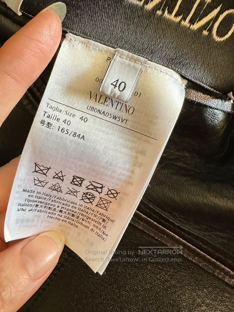 Valentino Valentino Thick leather coat Size US S / EU 44-46 / 1 - 6 Thumbnail