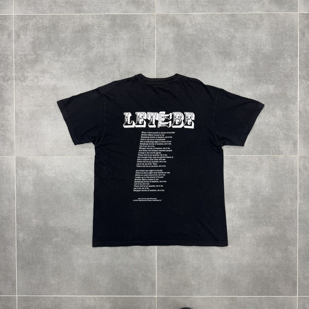 Band Tees × Vintage Vintage Let It Be The Beatles Lennon / McCartney T-Shirt L Size US L / EU 52-54 / 3 - 14 Thumbnail