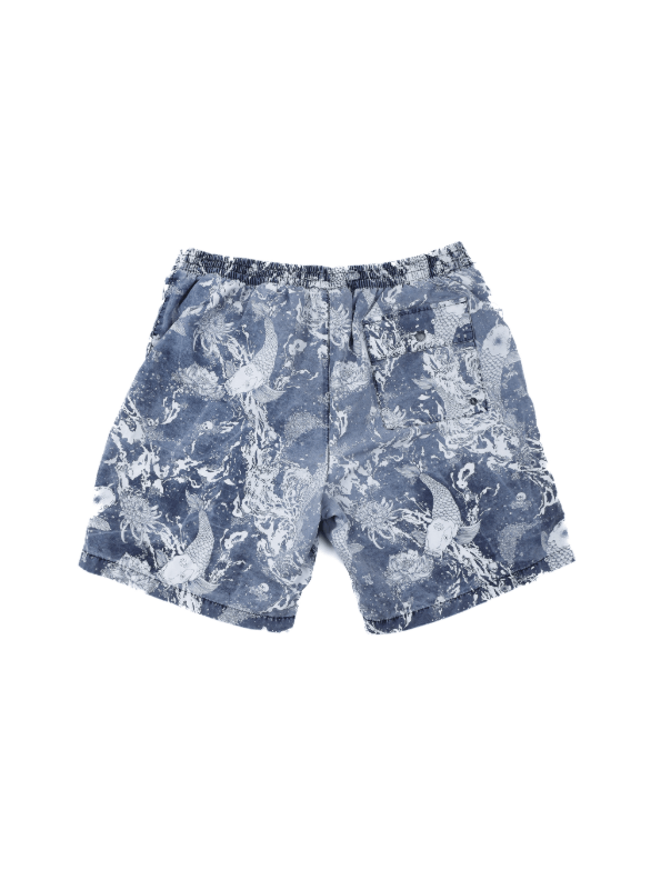 Alexander McQueen Alexander McQueen Blue All-Over Print Swim Trunks Size XL Size US 38 / EU 54 - 2 Thumbnail