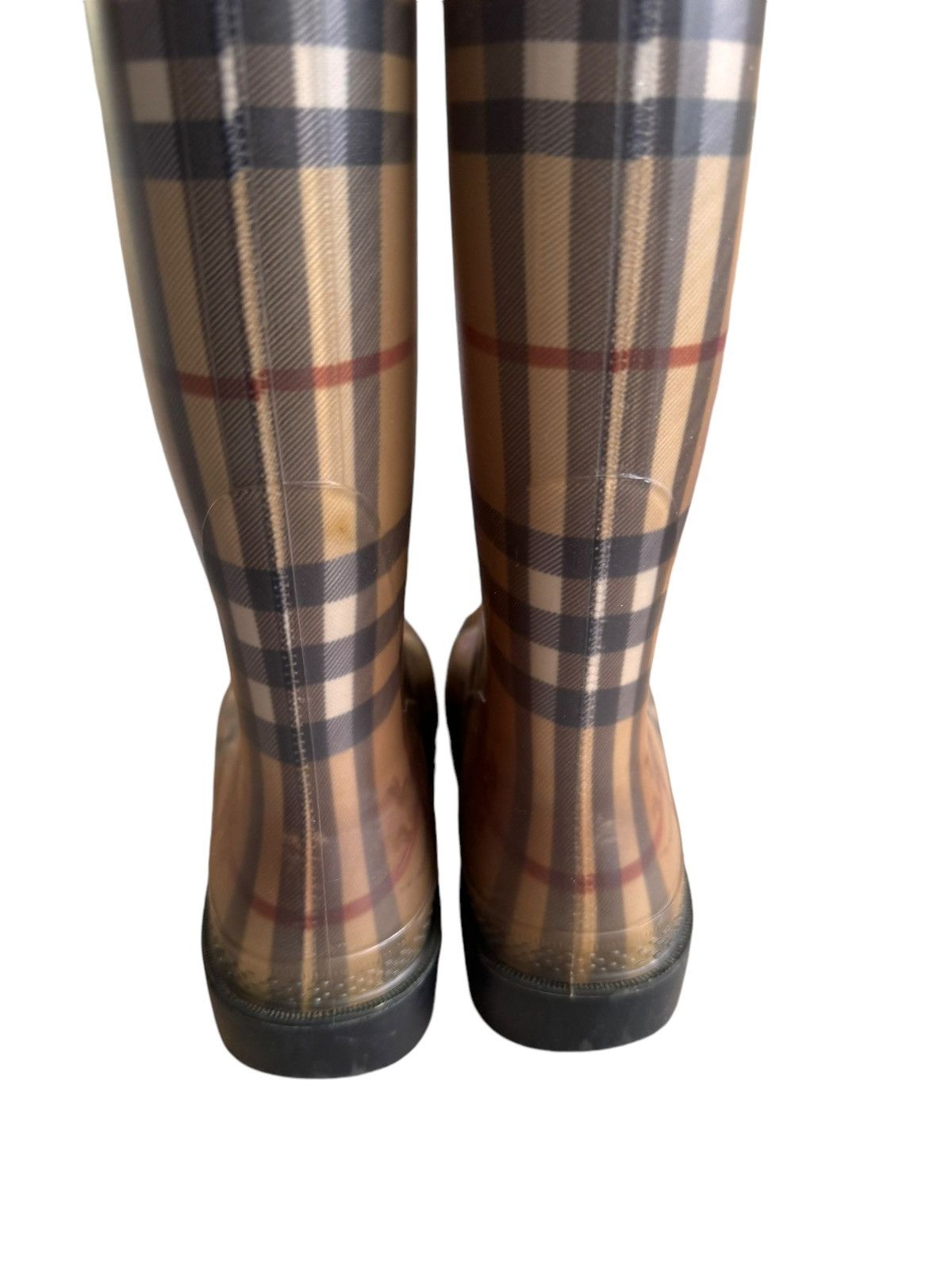 Burberry Nova Check Rain Boots Size US 6 / IT 36 - 4 Thumbnail