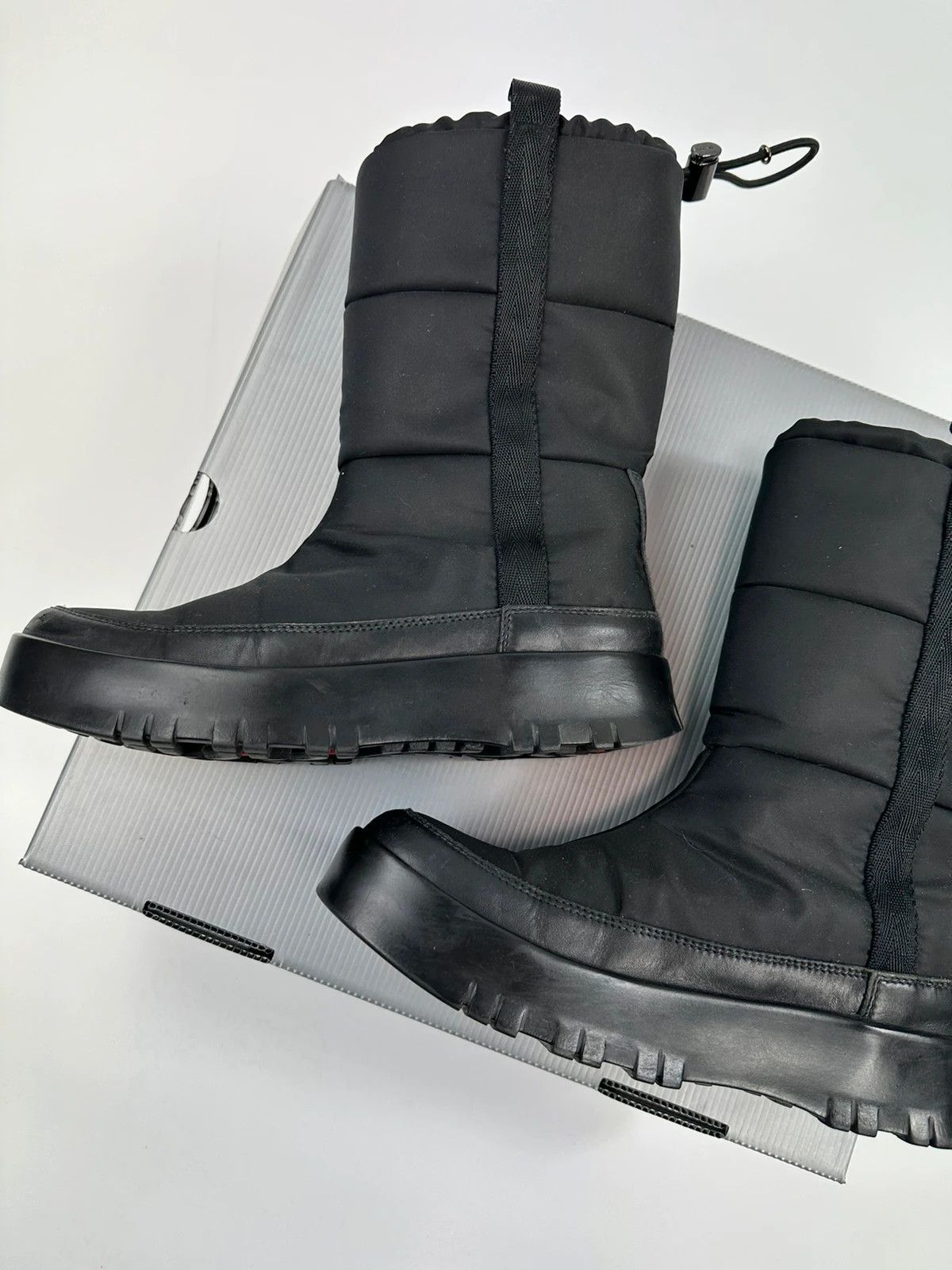 Prada Prada Sport FW1999 Black Moon Boots Ski Snow Chunky Sole Size US 8 / IT 38 - 11 Thumbnail