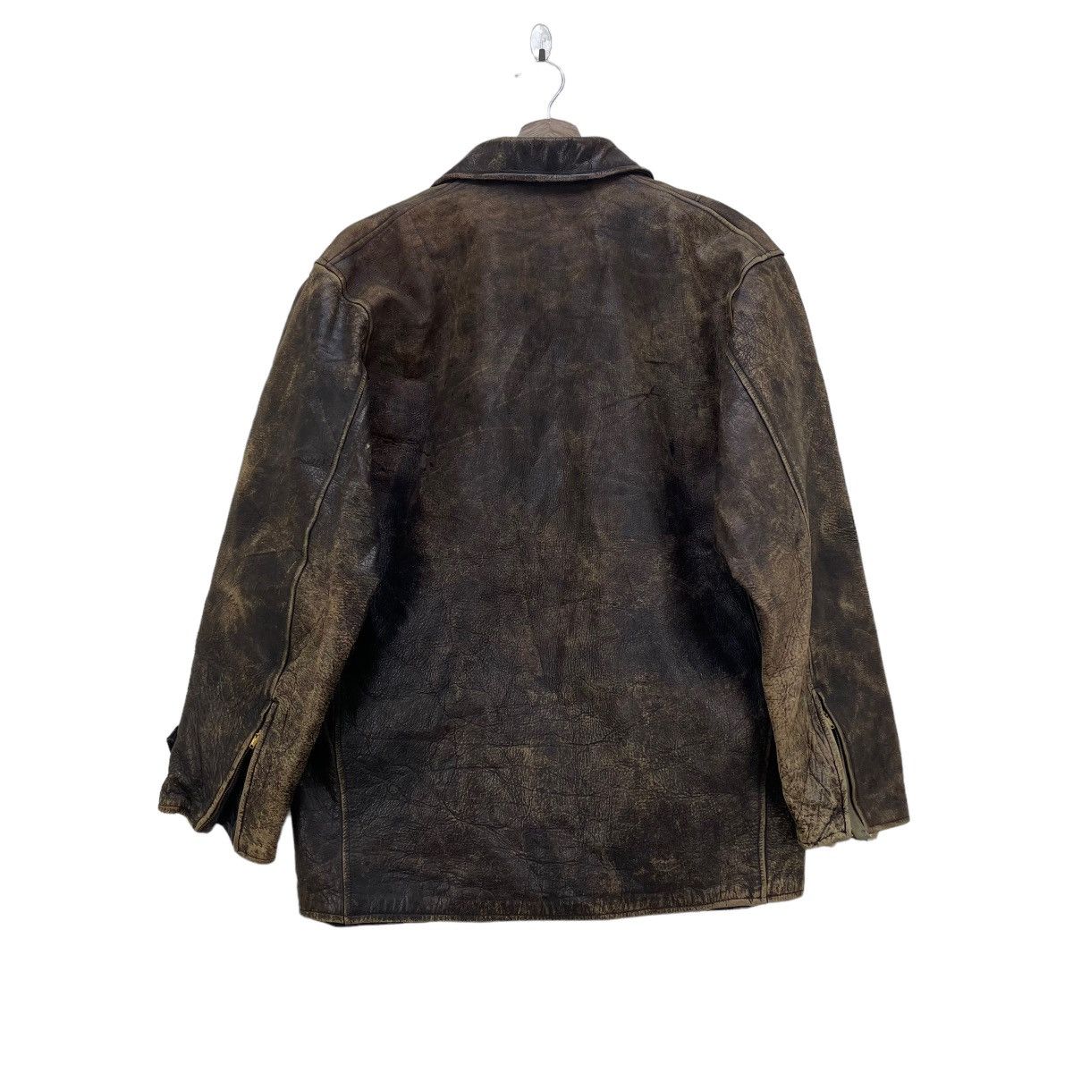 Japanese Brand Japanese Brand Cow Hide Leather Jacket Size US M / EU 48-50 / 2 - 2 Thumbnail