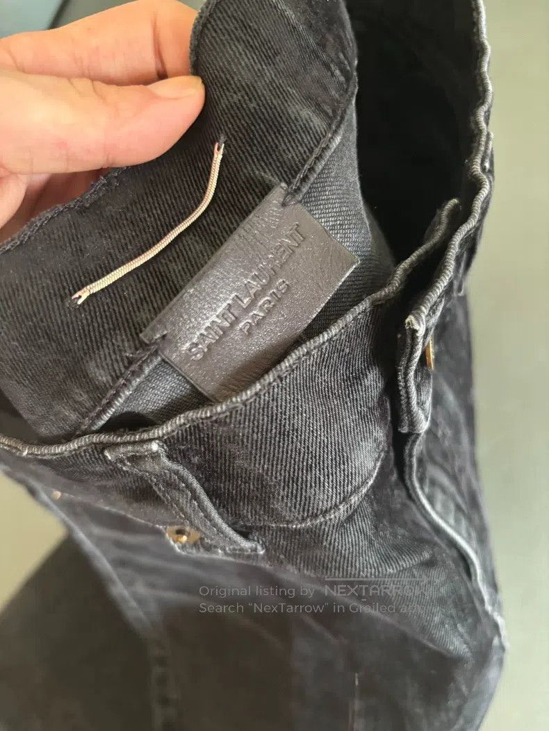 Saint Laurent Paris Saint Laurent Paris Wavy Patterned Jeans Size US 32 / EU 48 - 5 Thumbnail