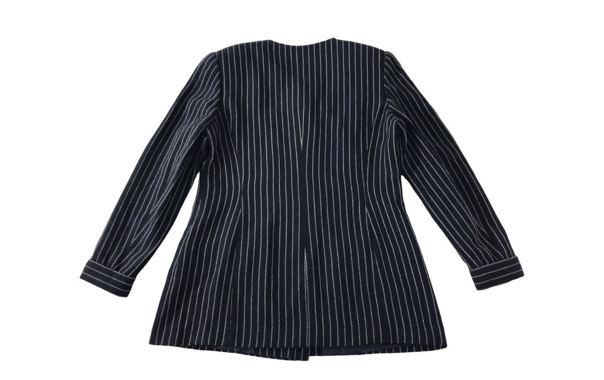 Valentino Valentino Garavani Pinstripe Double Breasted Blazer Coat Size M / US 6-8 / IT 42-44 - 2 Thumbnail