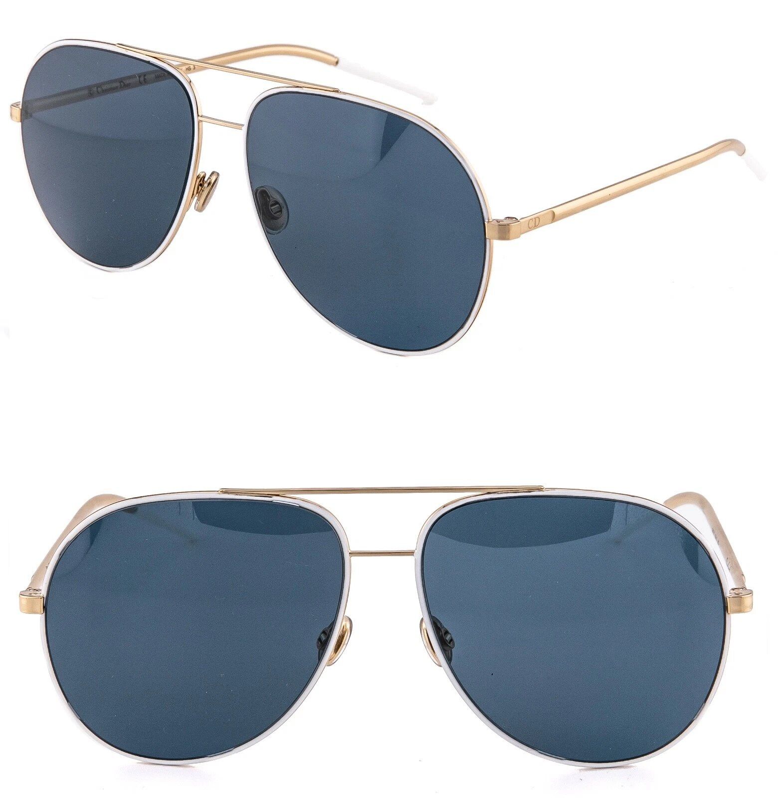 Christian Dior Monsieur Christian Dior ASTRAL Gold White Sunglasses DIORASTRAL Size ONE SIZE - 1 Thumbnail