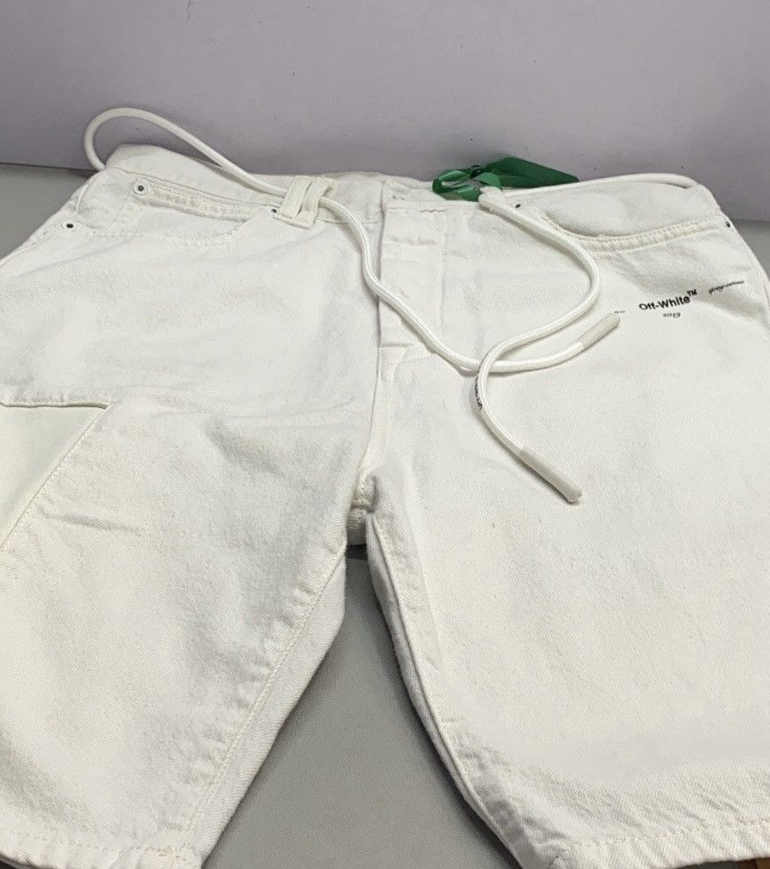 Off-White Off-White cotton denim bermuda shorts Size US 32 / EU 48 - 7 Thumbnail