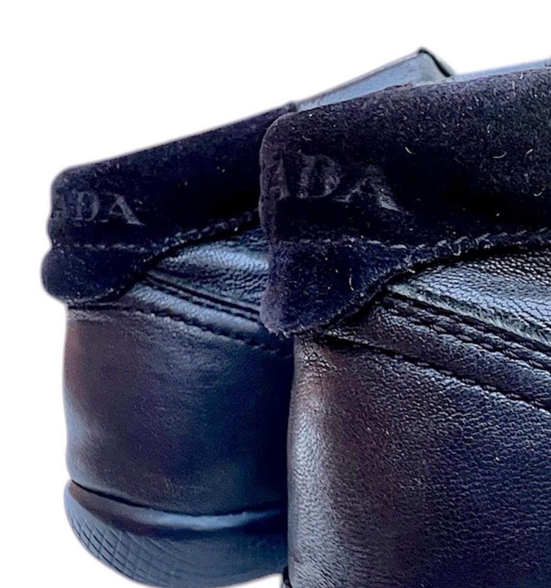 Prada Prada Men's Hightop Black Leather & Suede Sneakers Size 7 Size US 7 / EU 40 - 11 Thumbnail
