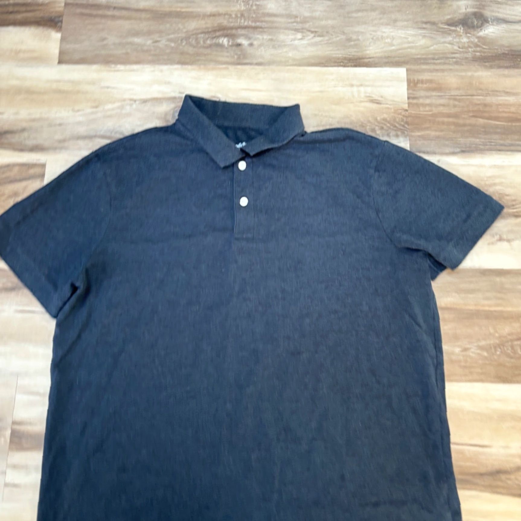 Vintage Goodfellow Polo Shirt Mens XL Gray Short Sleeve Polo | Cotton Polyester | Button Collar | Regular Fit Size US XL / EU 56 / 4 - 3 Thumbnail
