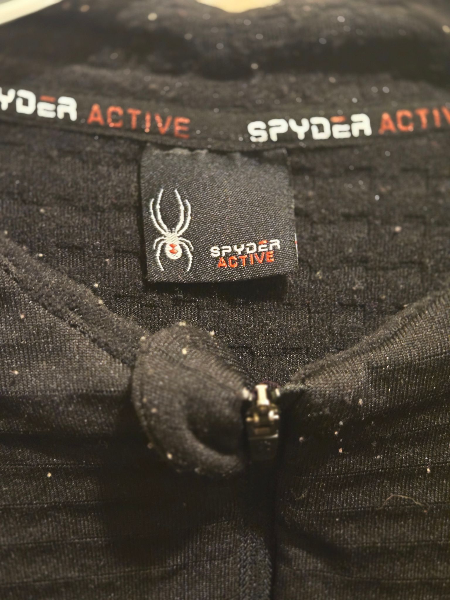 Spyder Spyder Active Quarter Zip Pullover Men's XXL Black Long Size US XXL / EU 58 / 5 - 2 Thumbnail