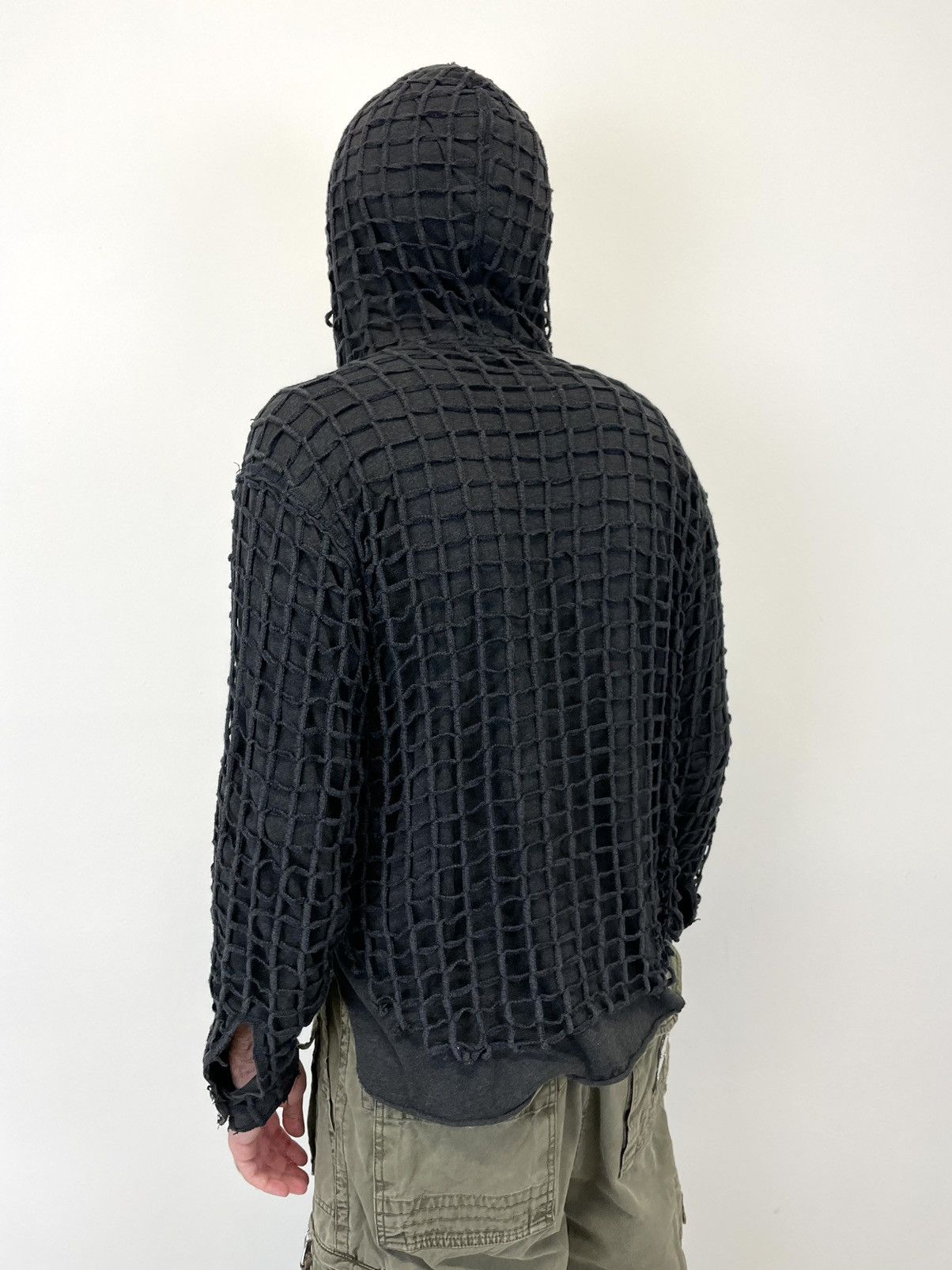 Dolce & Gabbana AW2012 Dolce & Gabbana laser cut net double layer hoodie Size US L / EU 52-54 / 3 - 1 Thumbnail
