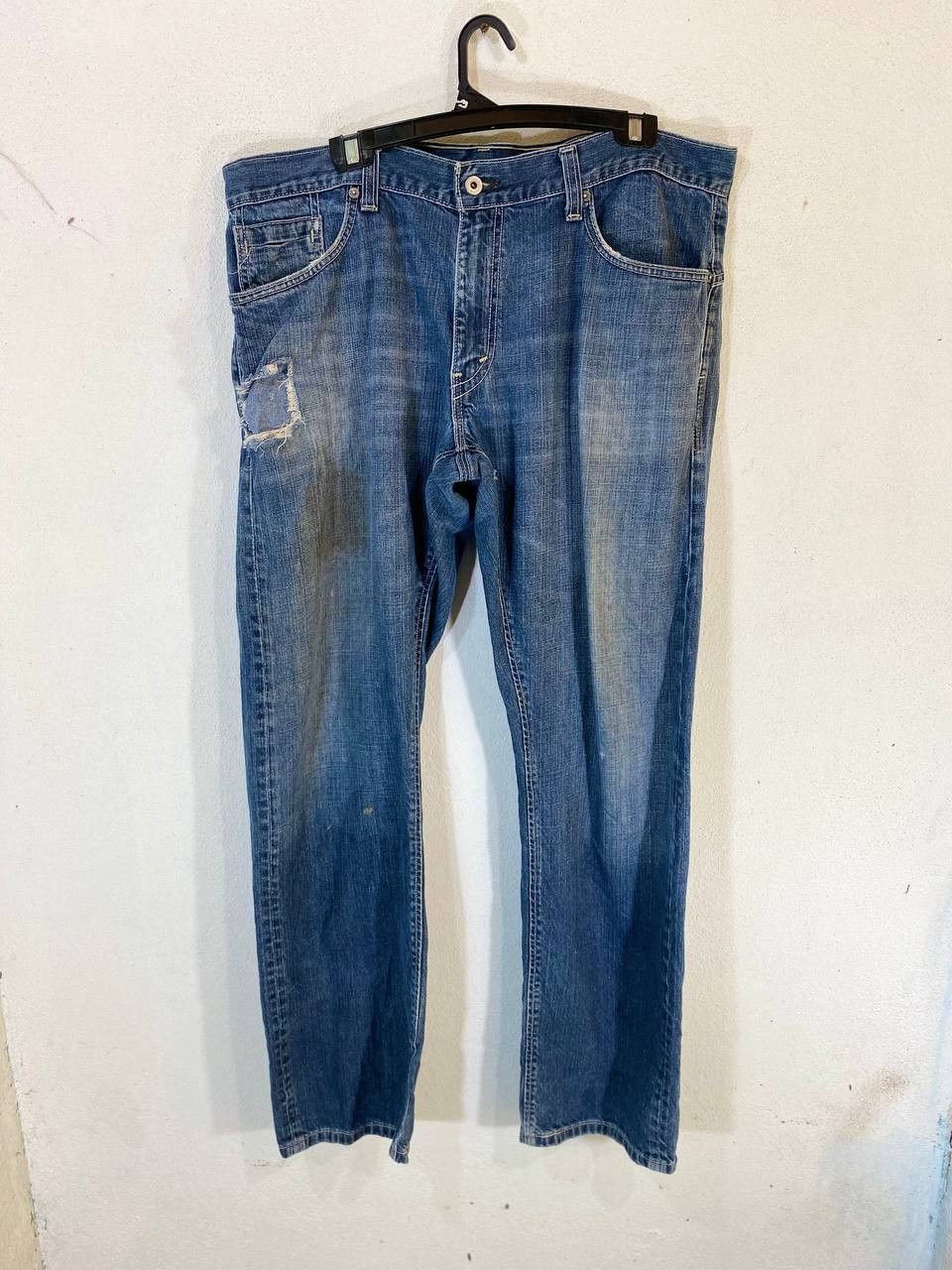 Levi's vintage levis 514 distressed denim bondage style Size US 41 - 6 Thumbnail