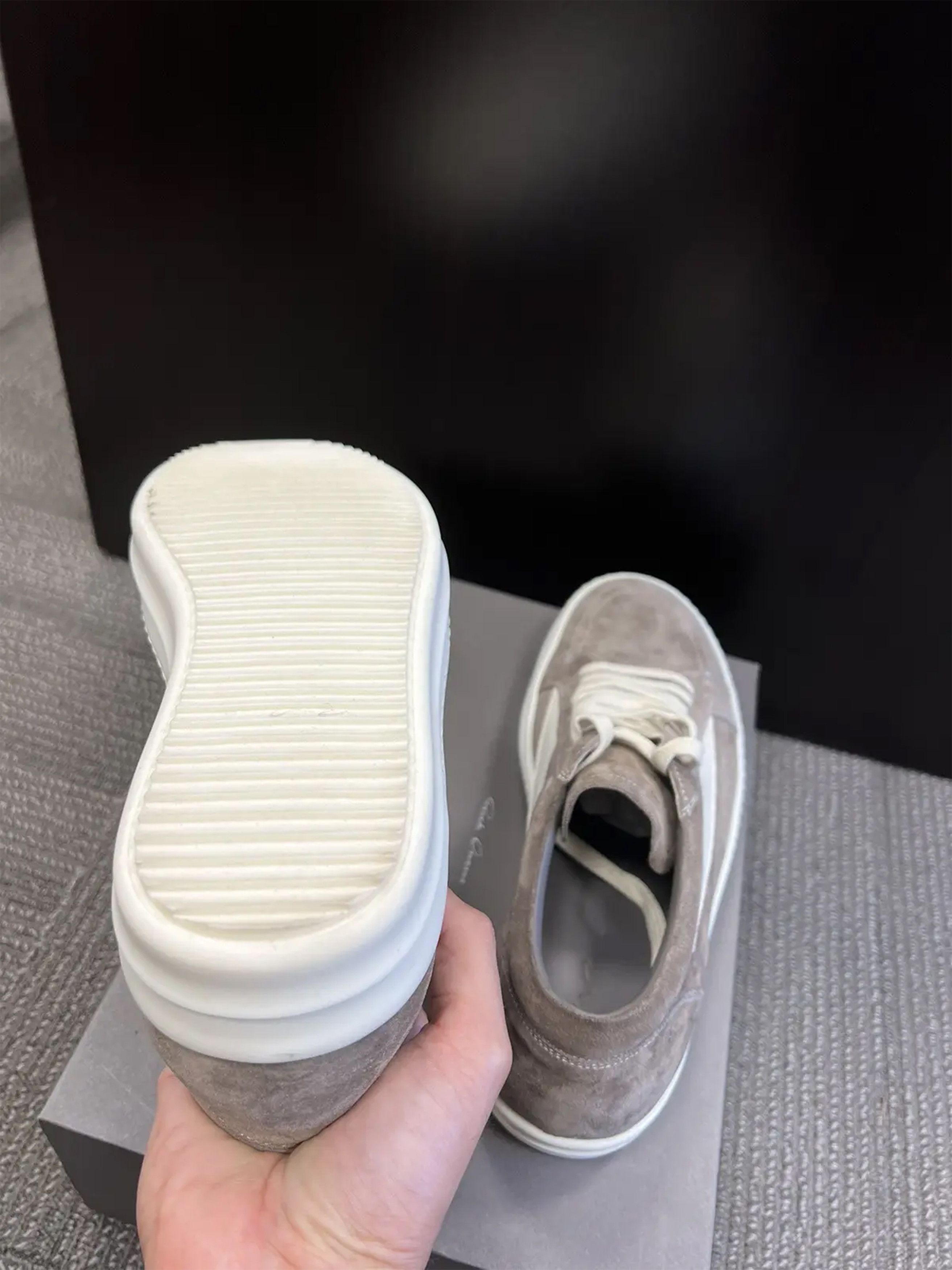 Rick Owens Rick Owens Lido Vintage Sneaker Dust Milk Size US 11 / EU 44 - 5 Thumbnail