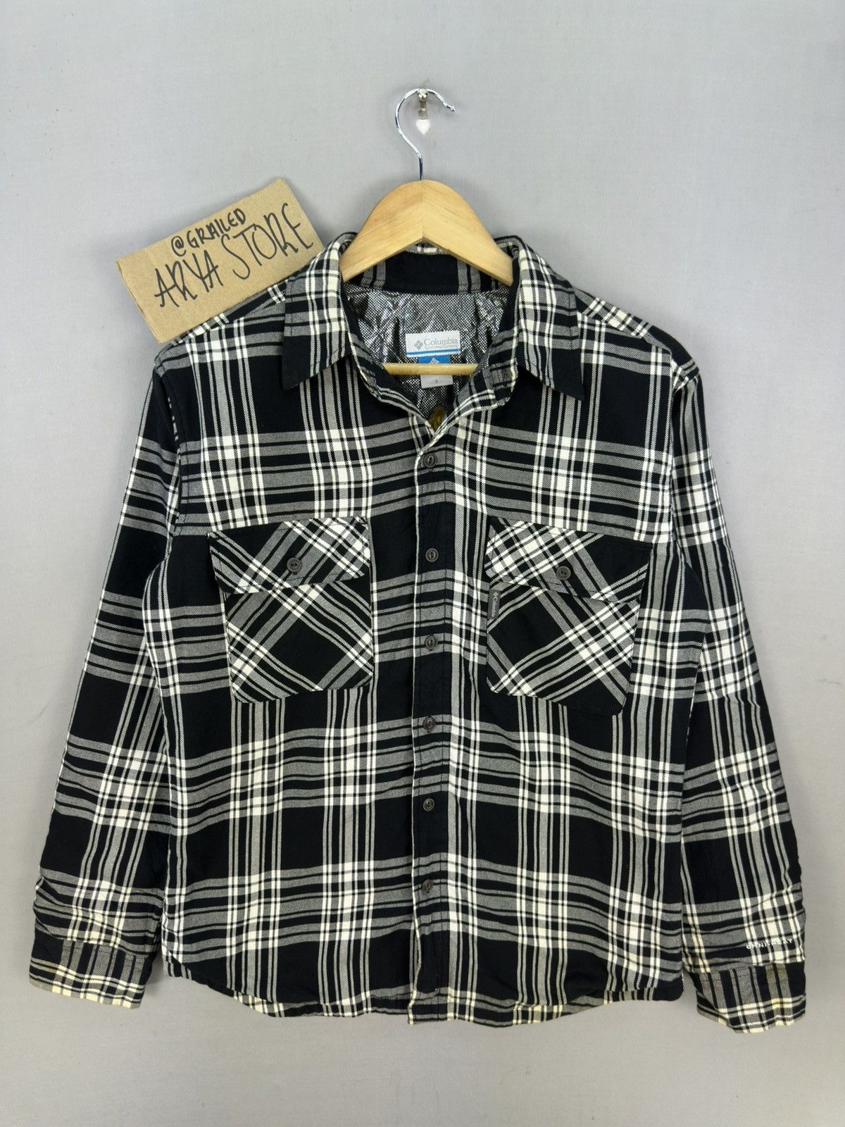 Columbia Columbia Sportwear Company Omni-Heat Plaid Check Flannel Size US M / EU 48-50 / 2 - 1 Thumbnail