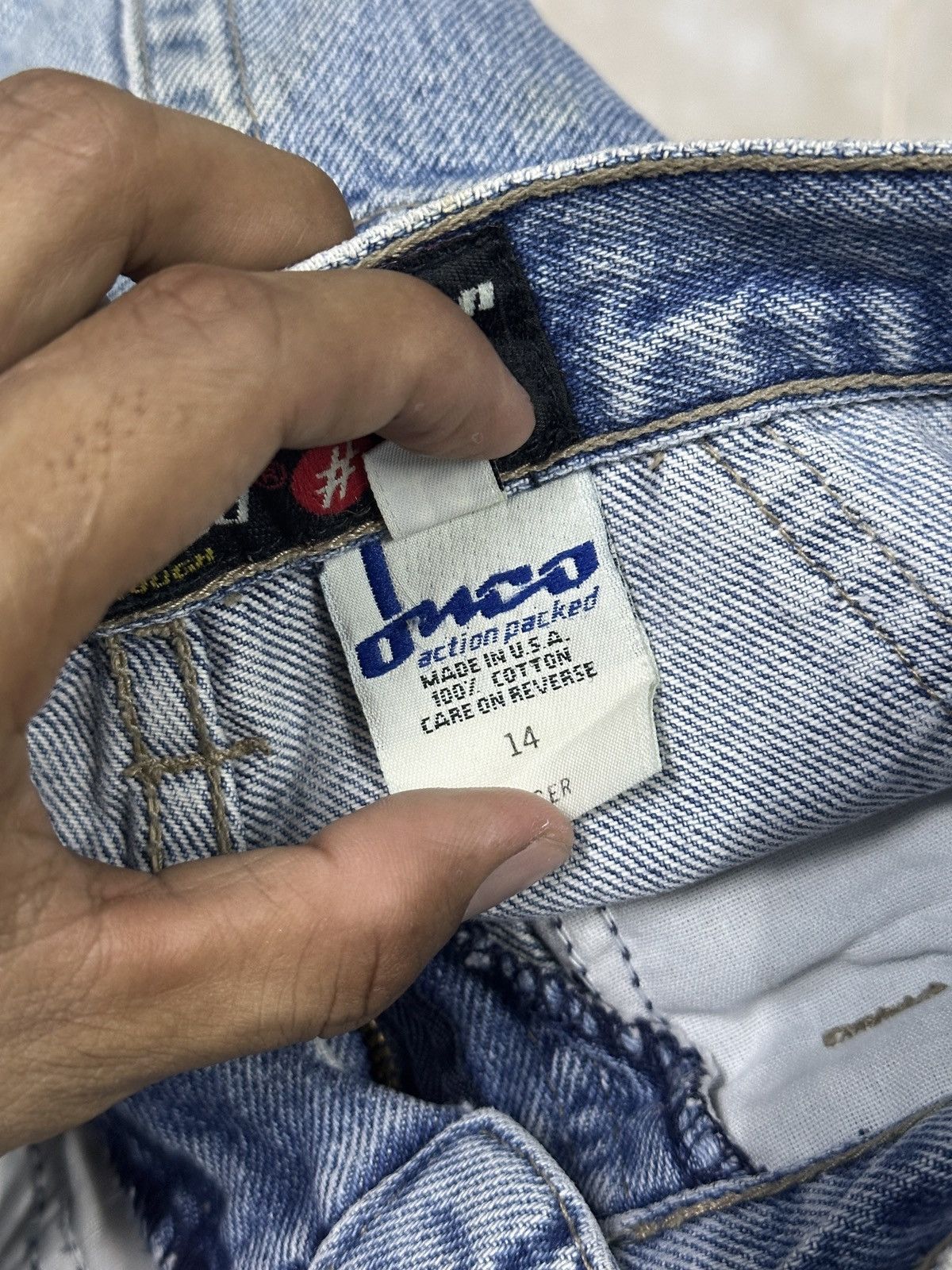 JNCO Baggy 💥 Jnco Denim Jeans 🎌 Size US 28 / EU 44 - 6 Thumbnail