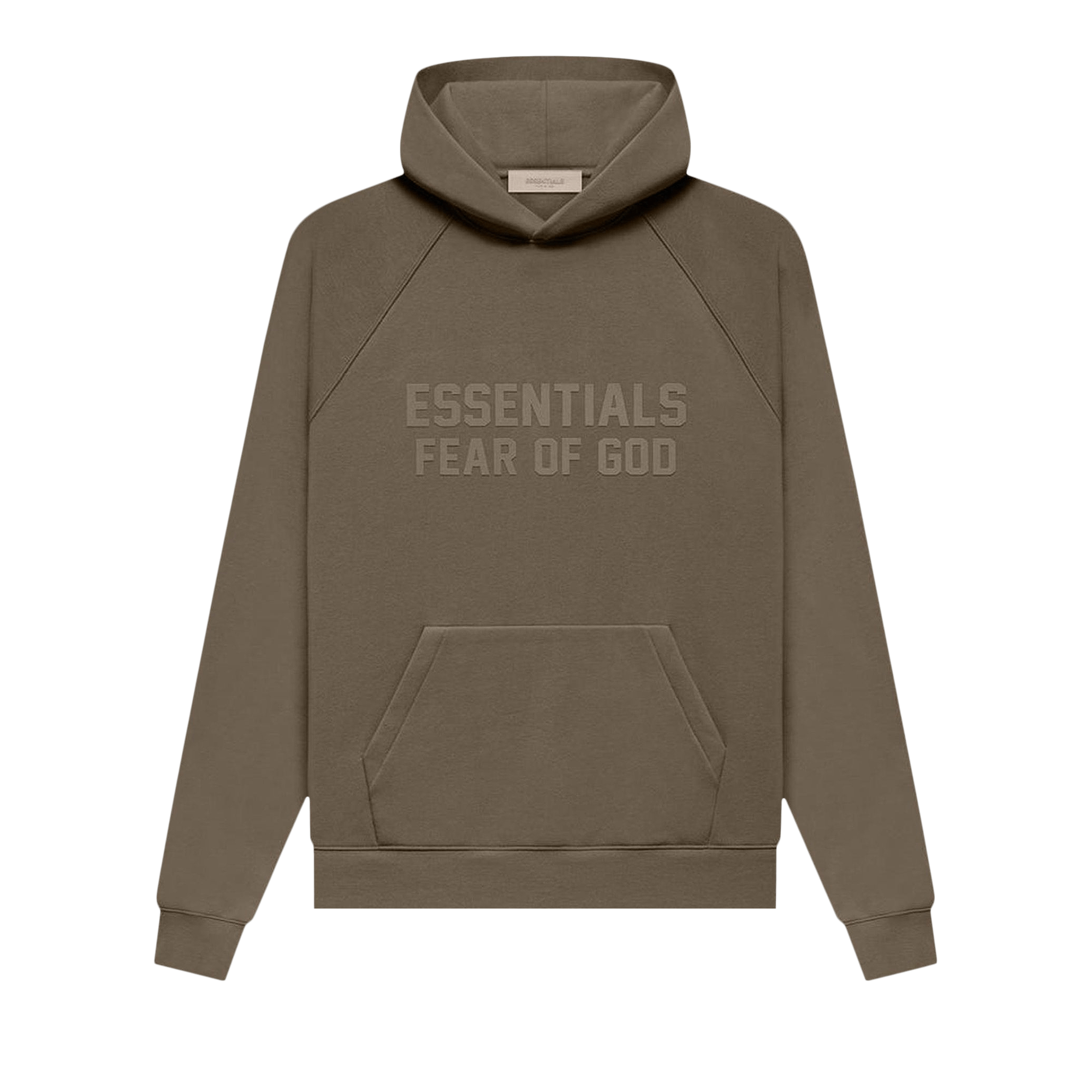 Fear Of God Essentials Hoodie Brown | Grailed