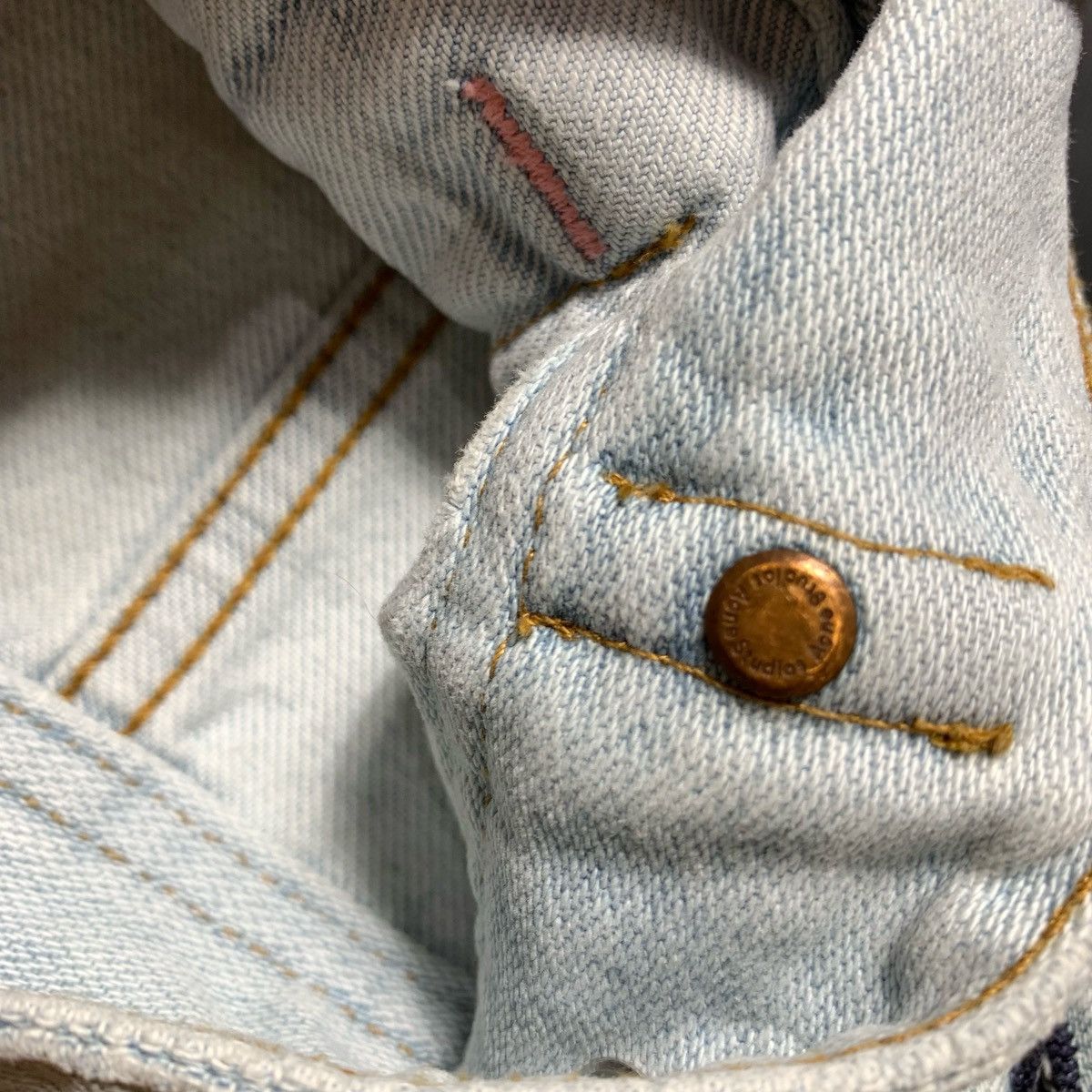 Acne Studios Acne Studios Bla Konst Cliff LT Blue Denim Jacket Size S / US 4 / IT 40 - 10 Thumbnail