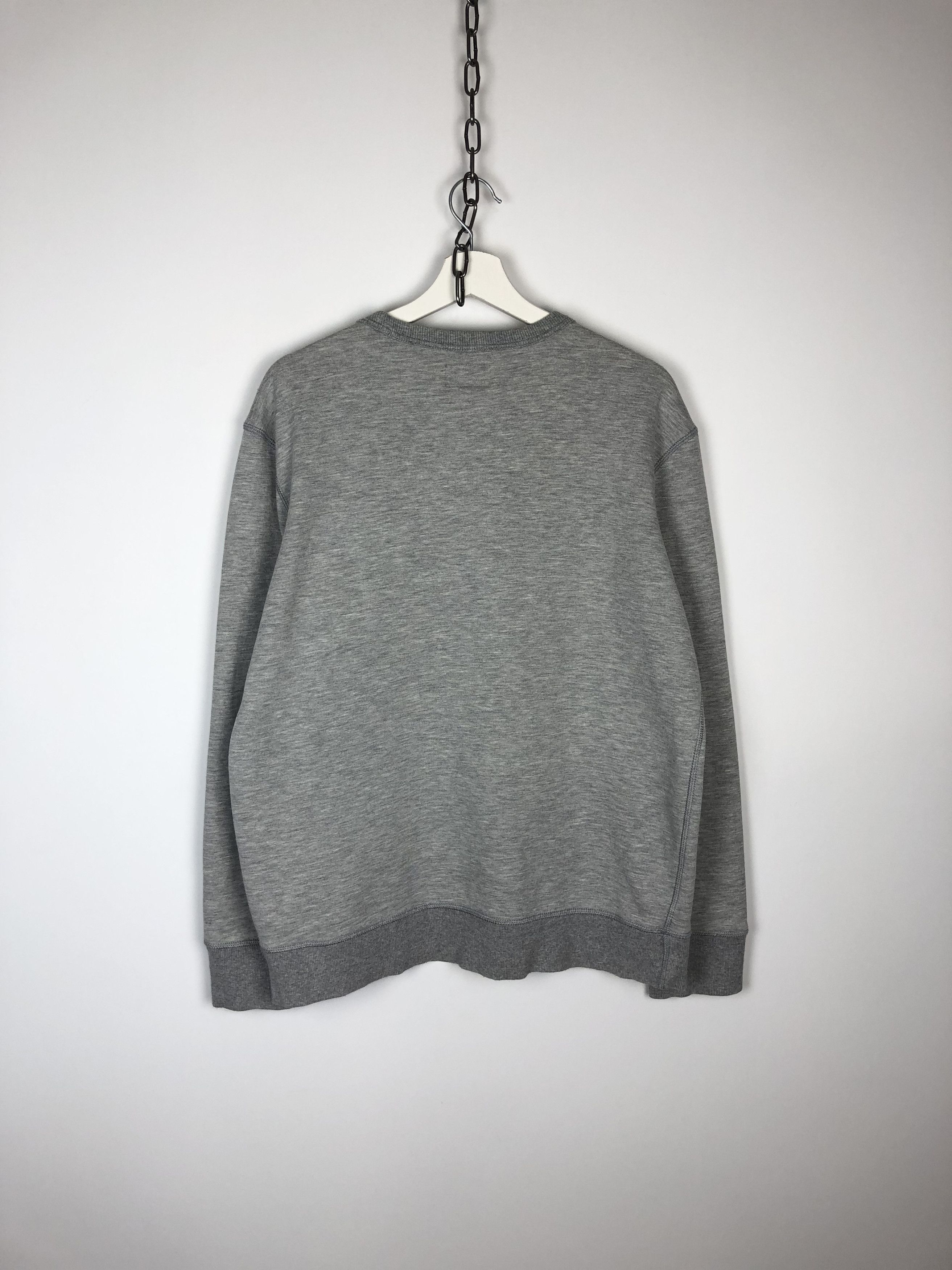 Converse Converse All Star Sweatshirt Crewneck Gray Pullover size L Size US L / EU 52-54 / 3 - 8 Thumbnail