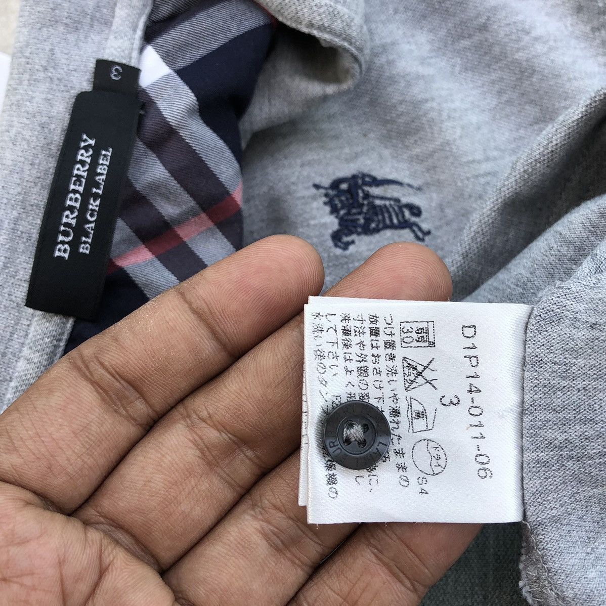 Burberry Burberry Black Label Polo Tee Size US M / EU 48-50 / 2 - 12 Thumbnail