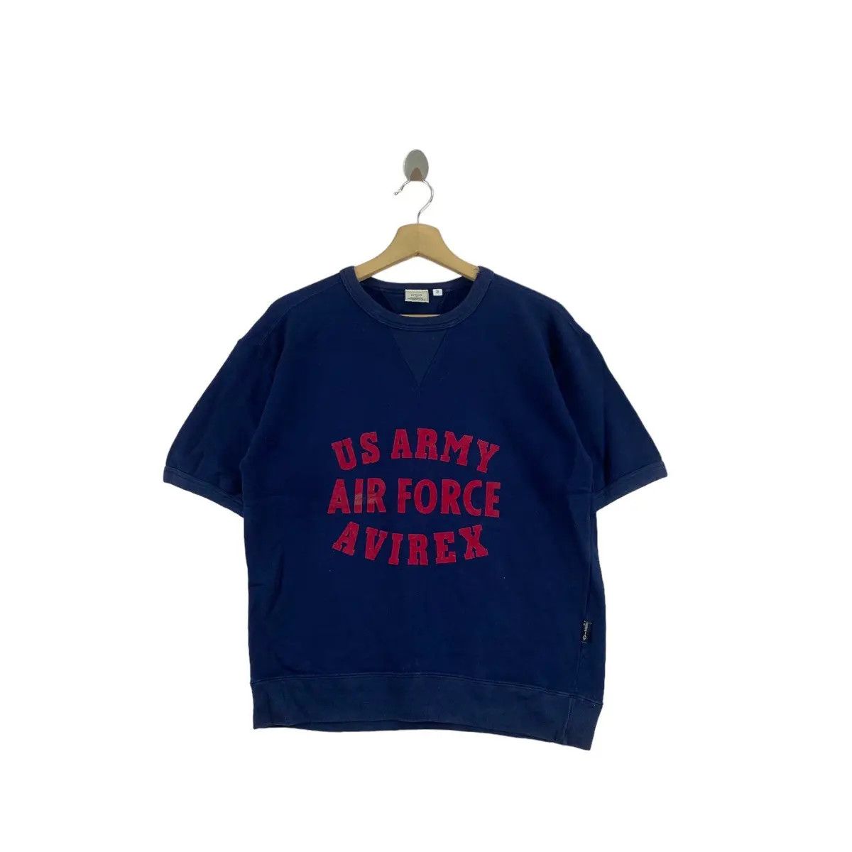 Avirex Vintage 90’ AVIREX US ARMY USAF Air Force Sweatshirt Size US S / EU 44-46 / 1 - 1 Thumbnail