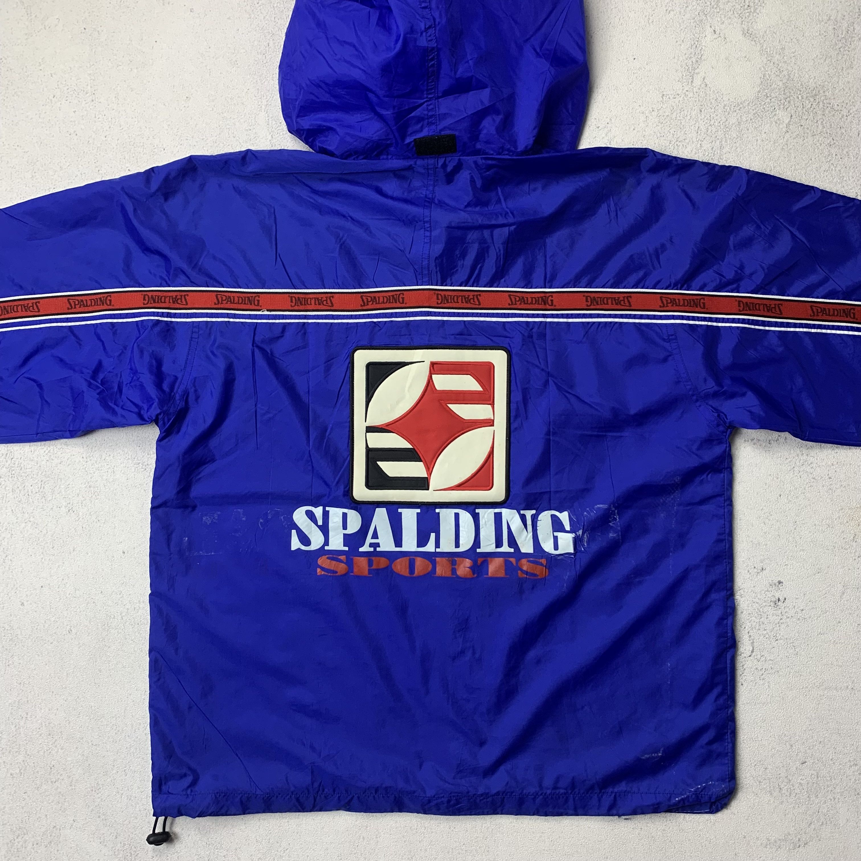 Spalding Vintage 90s Spalding Sports Jacket Hooded Size US S / EU 44-46 / 1 - 2 Thumbnail