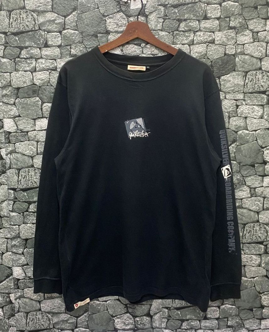 Quicksilver Vintage Quicksilver Boardriding Company Long Sleeve Shirt Size US M / EU 48-50 / 2 - 2 Thumbnail