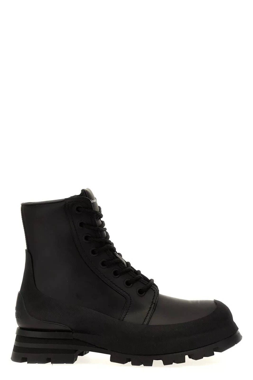 Alexander McQueen ALEXANDER MCQUEEN Men's Black Leather Boots New & Authentic Size US 6 / EU 39 - 1 Thumbnail