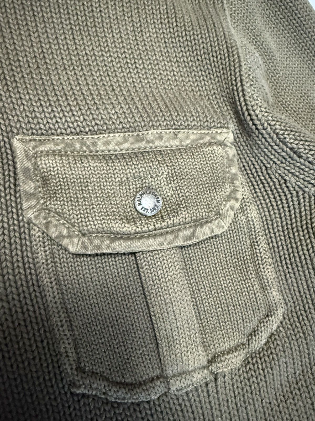 Vintage Vintage Polo Ralph Lauren Sweater Knit Zip 1/3 Mens 90s Size US M / EU 48-50 / 2 - 3 Thumbnail