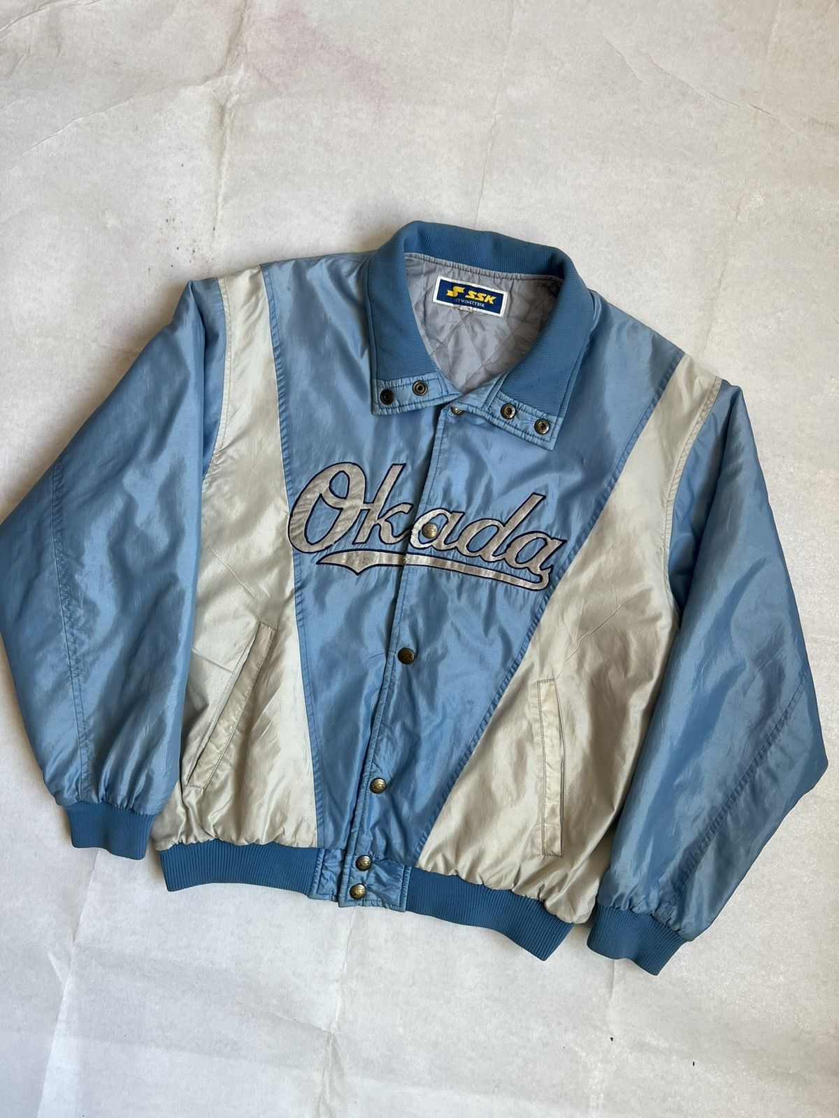 Japanese Brand Vintage Get Win Get SSK Okada Bomber Jacket Sportswear Size US M / EU 48-50 / 2 - 3 Thumbnail